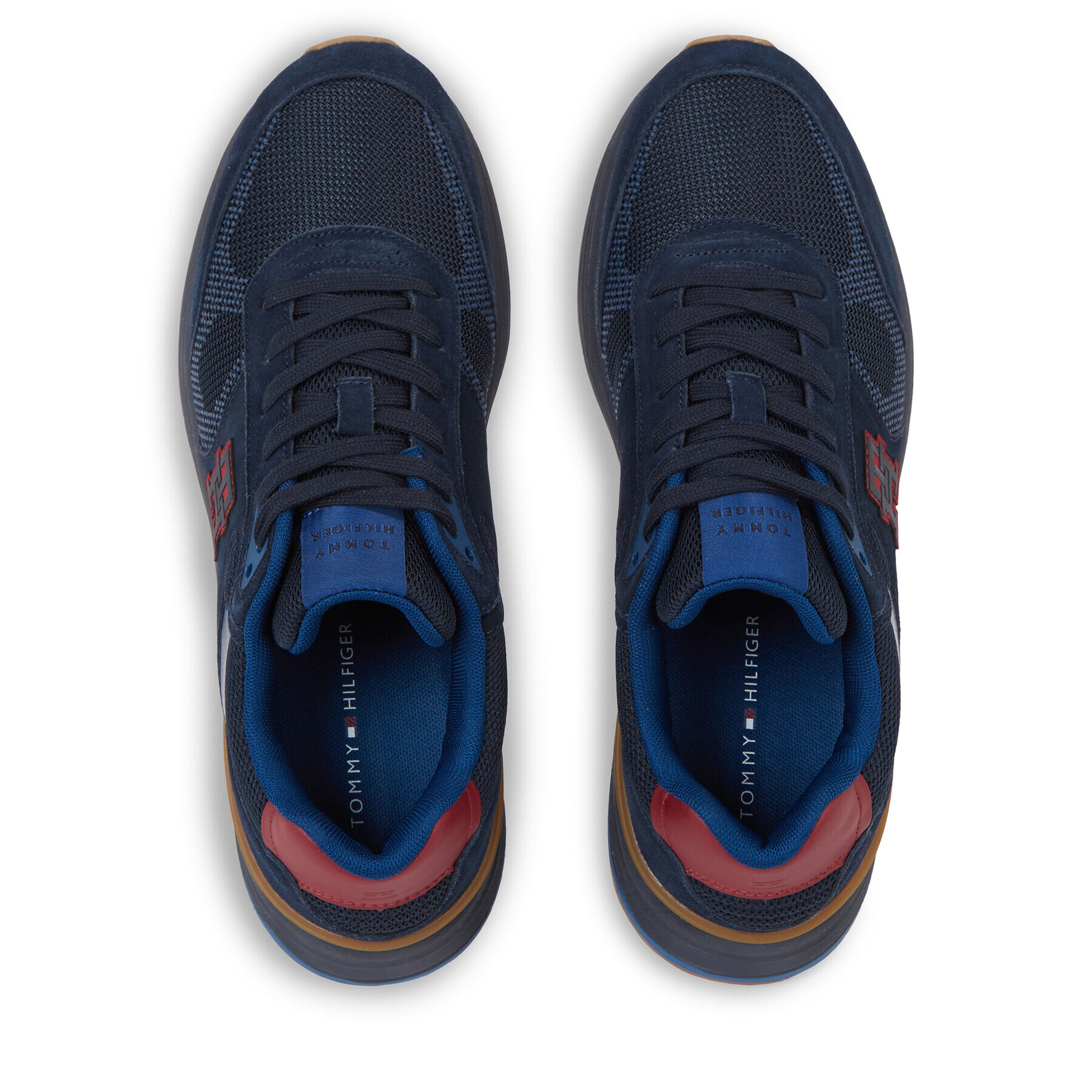 Tommy Hilfiger Sneakersy Modern Prep Ii Mix FM0FM04839 Modrá - Pepit.sk