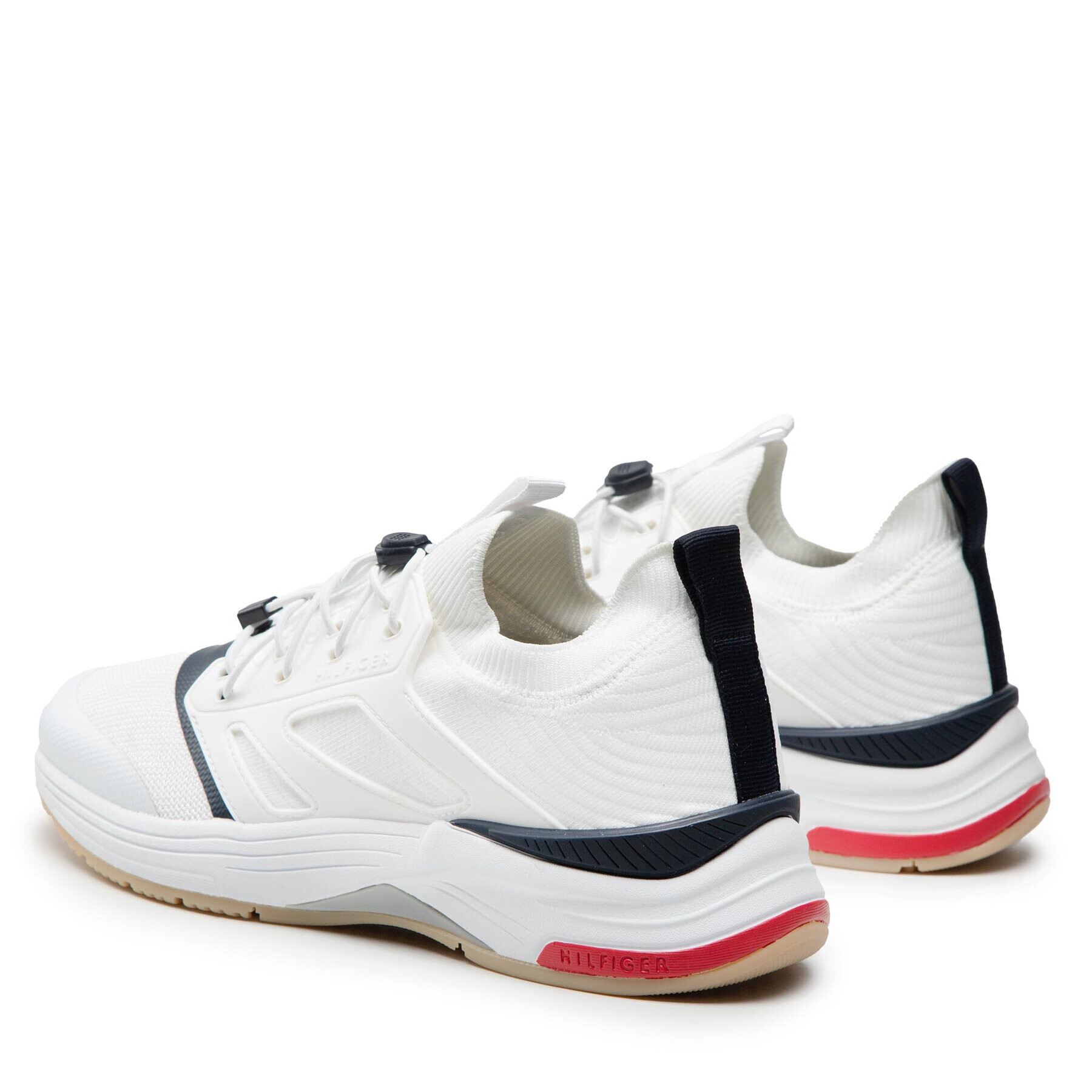 Tommy Hilfiger Sneakersy Modern Prep Sneaker Knit FM0FM04233 Biela - Pepit.sk