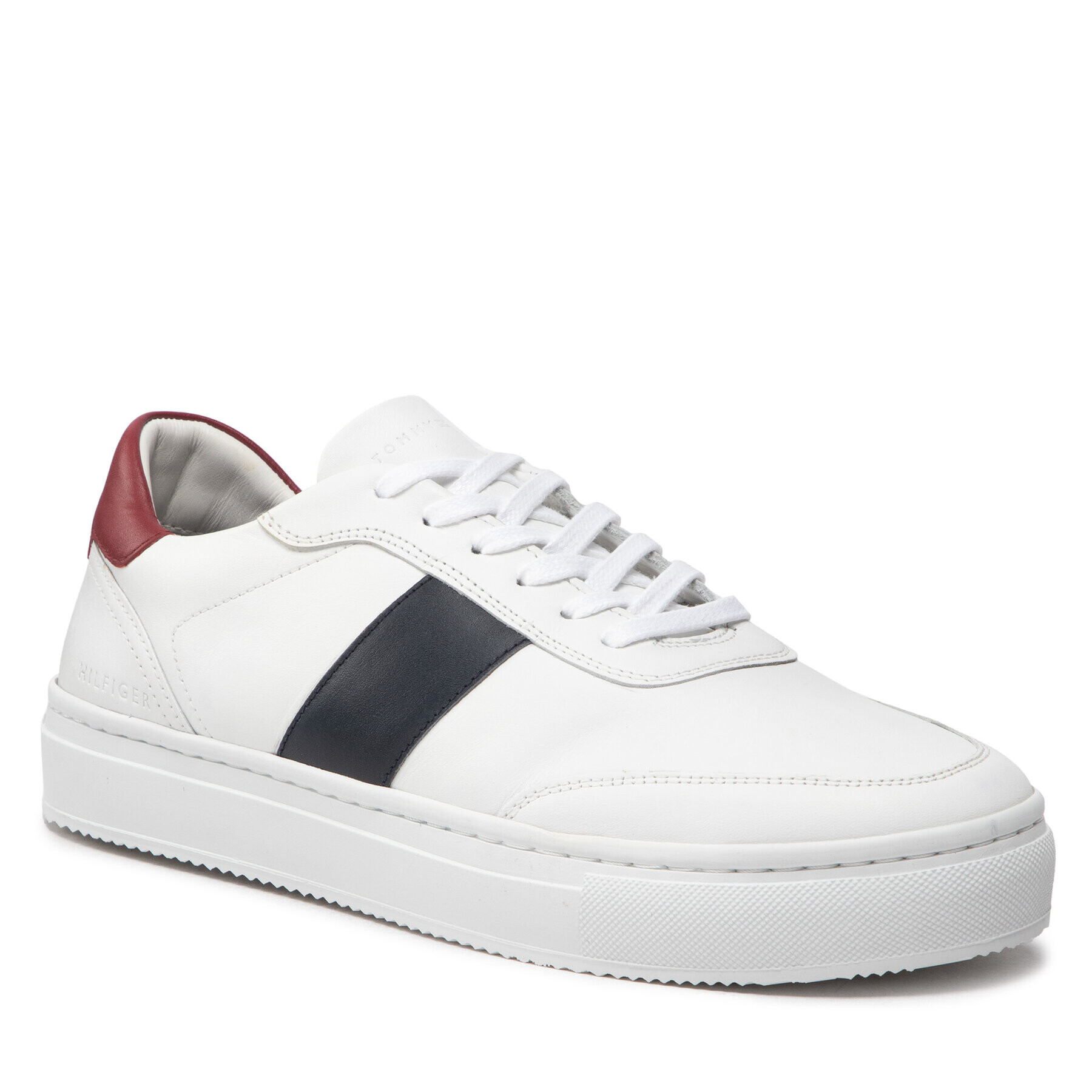 Tommy Hilfiger Sneakersy Premium Cupsole Stripe FM0FM04284 Biela - Pepit.sk