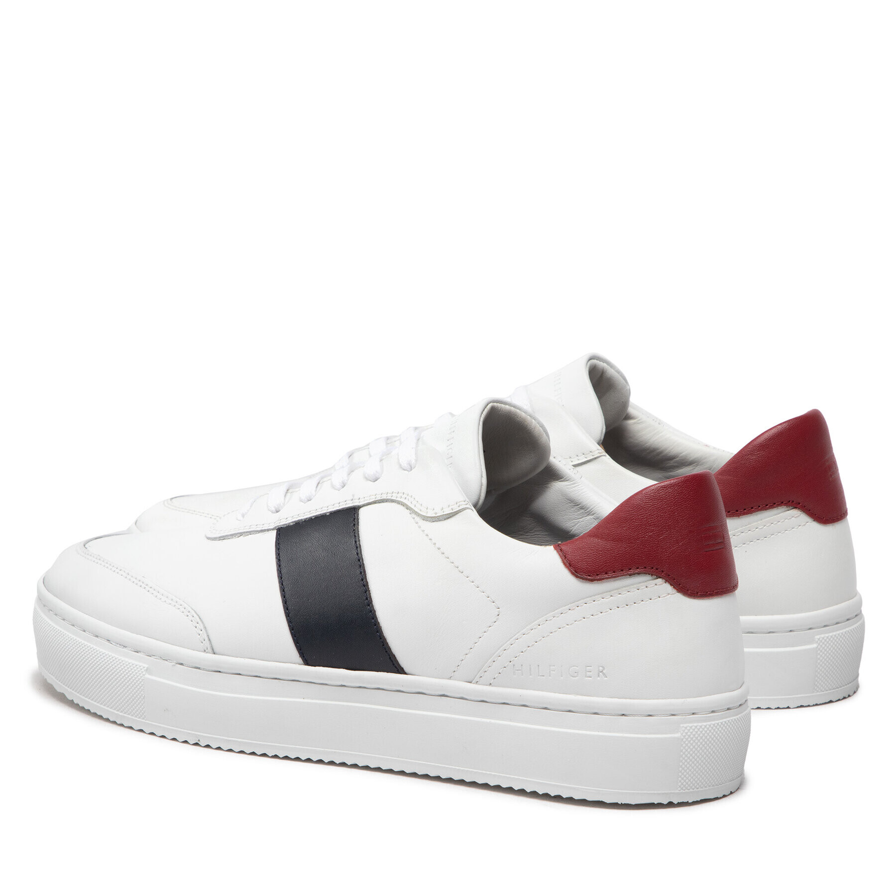 Tommy Hilfiger Sneakersy Premium Cupsole Stripe FM0FM04284 Biela - Pepit.sk