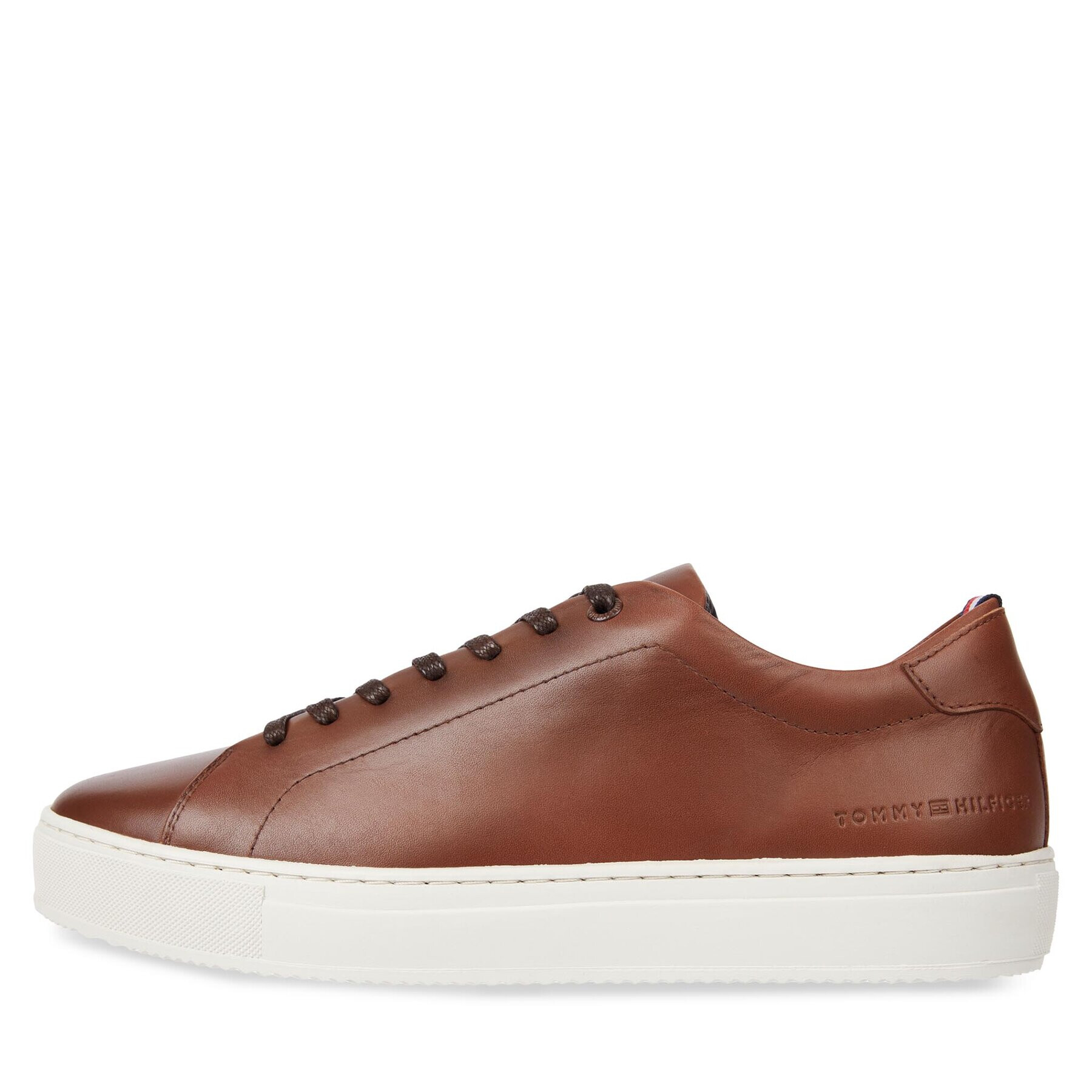 Tommy Hilfiger Sneakersy Premium Heritage Cupsole Cognac FM0FM04832 Hnedá - Pepit.sk