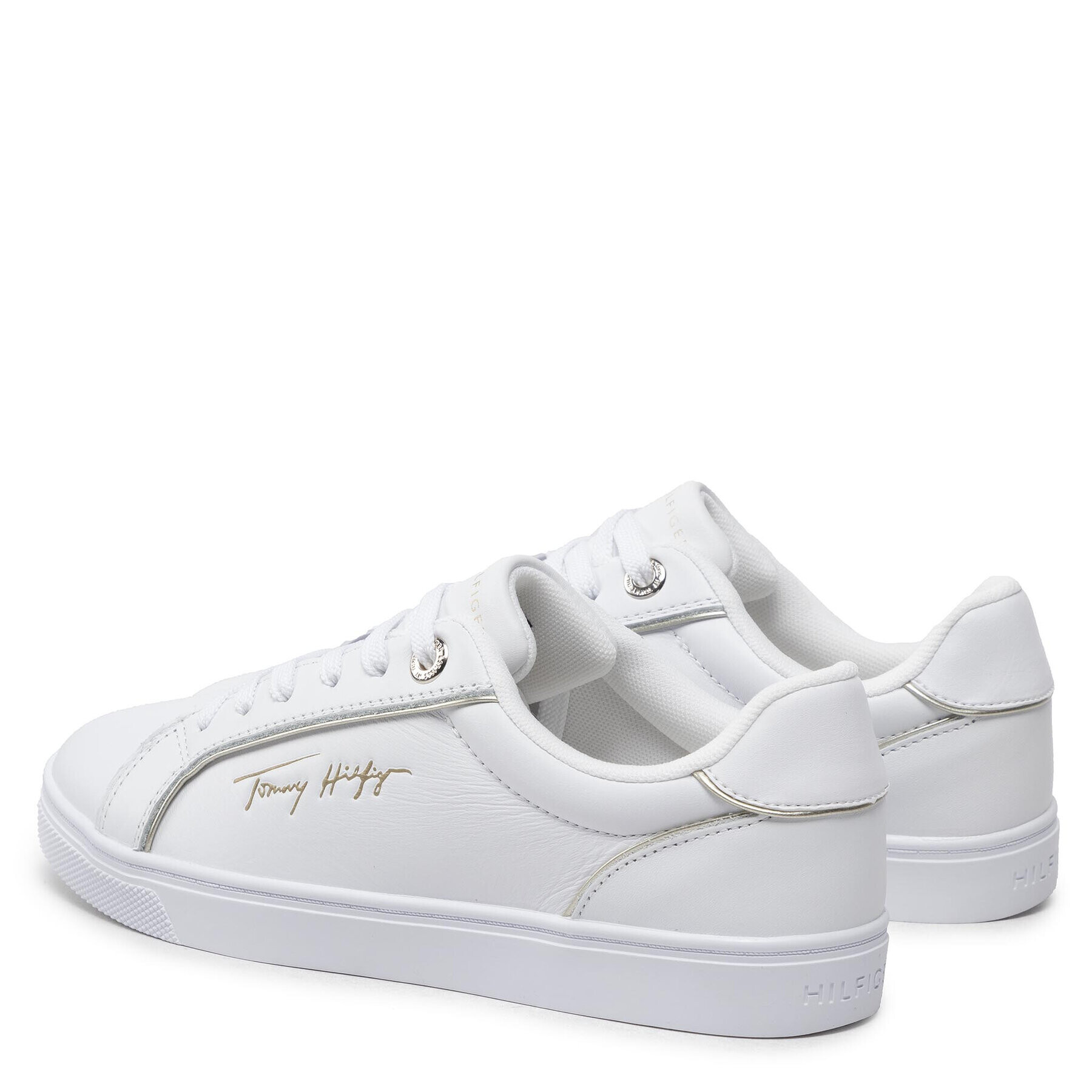 Tommy Hilfiger Sneakersy Signature Piping Sneaker FW0FW06869 Biela - Pepit.sk