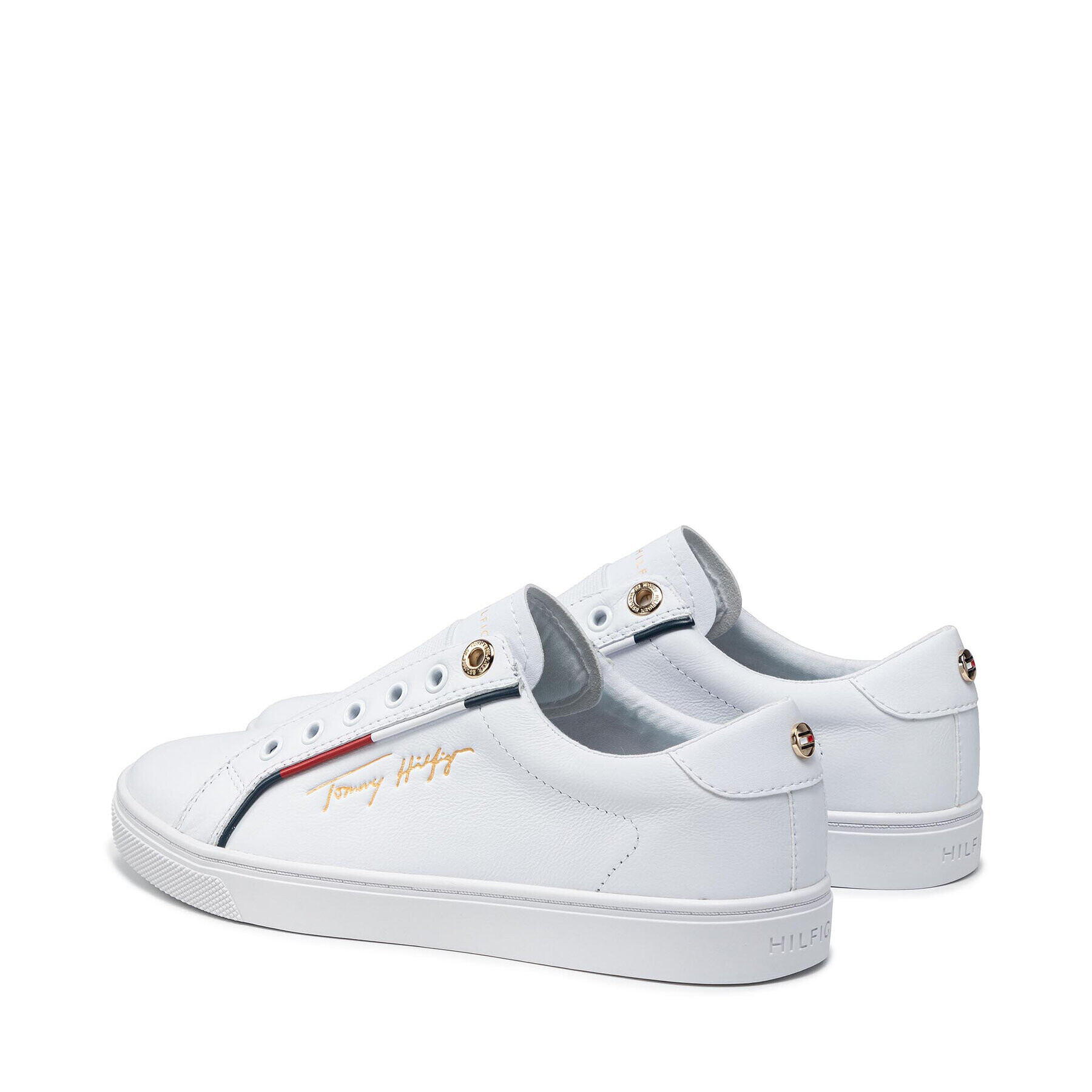 Tommy Hilfiger Sneakersy Slip On Cupsole FW0FW05915 Biela - Pepit.sk