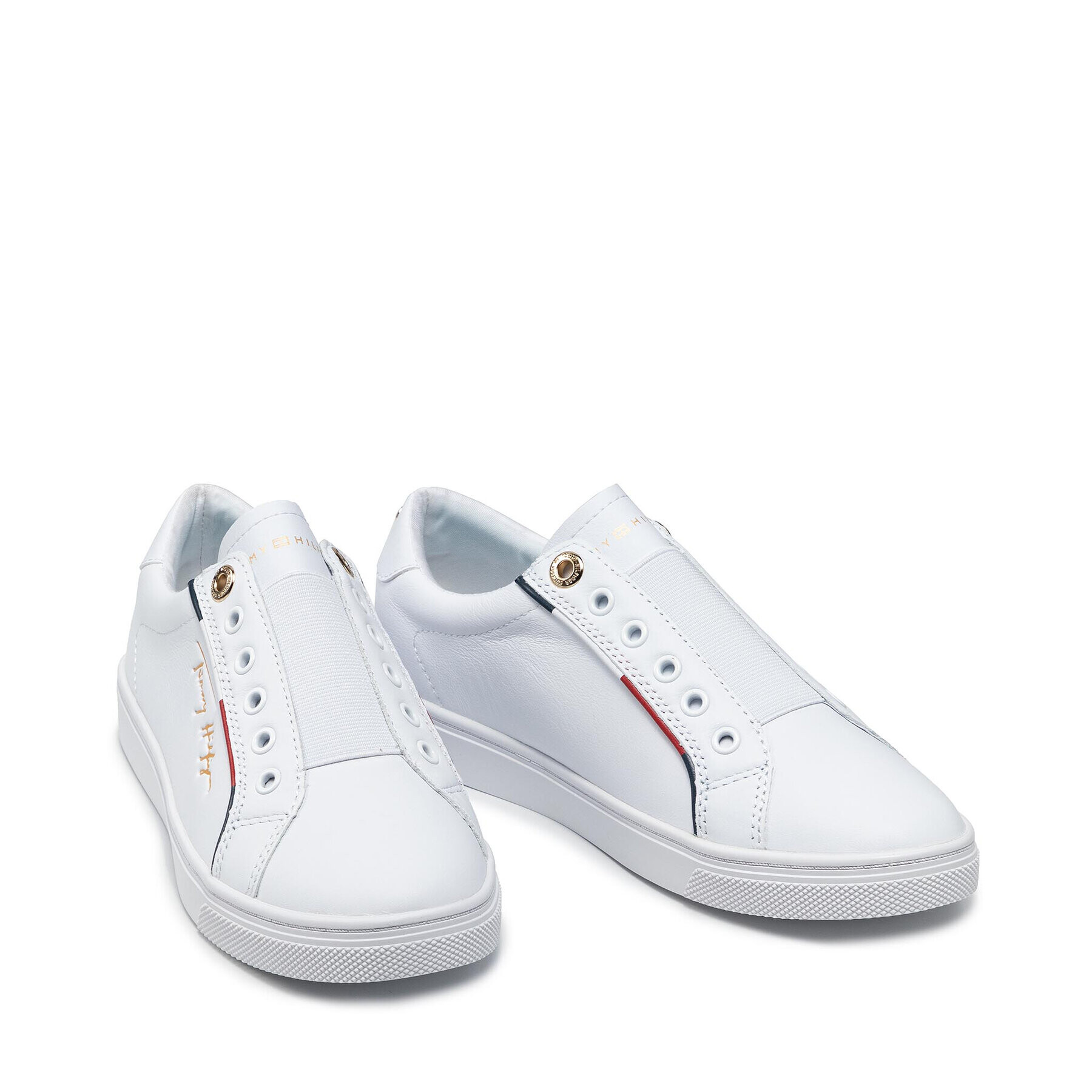 Tommy Hilfiger Sneakersy Slip On Cupsole FW0FW05915 Biela - Pepit.sk