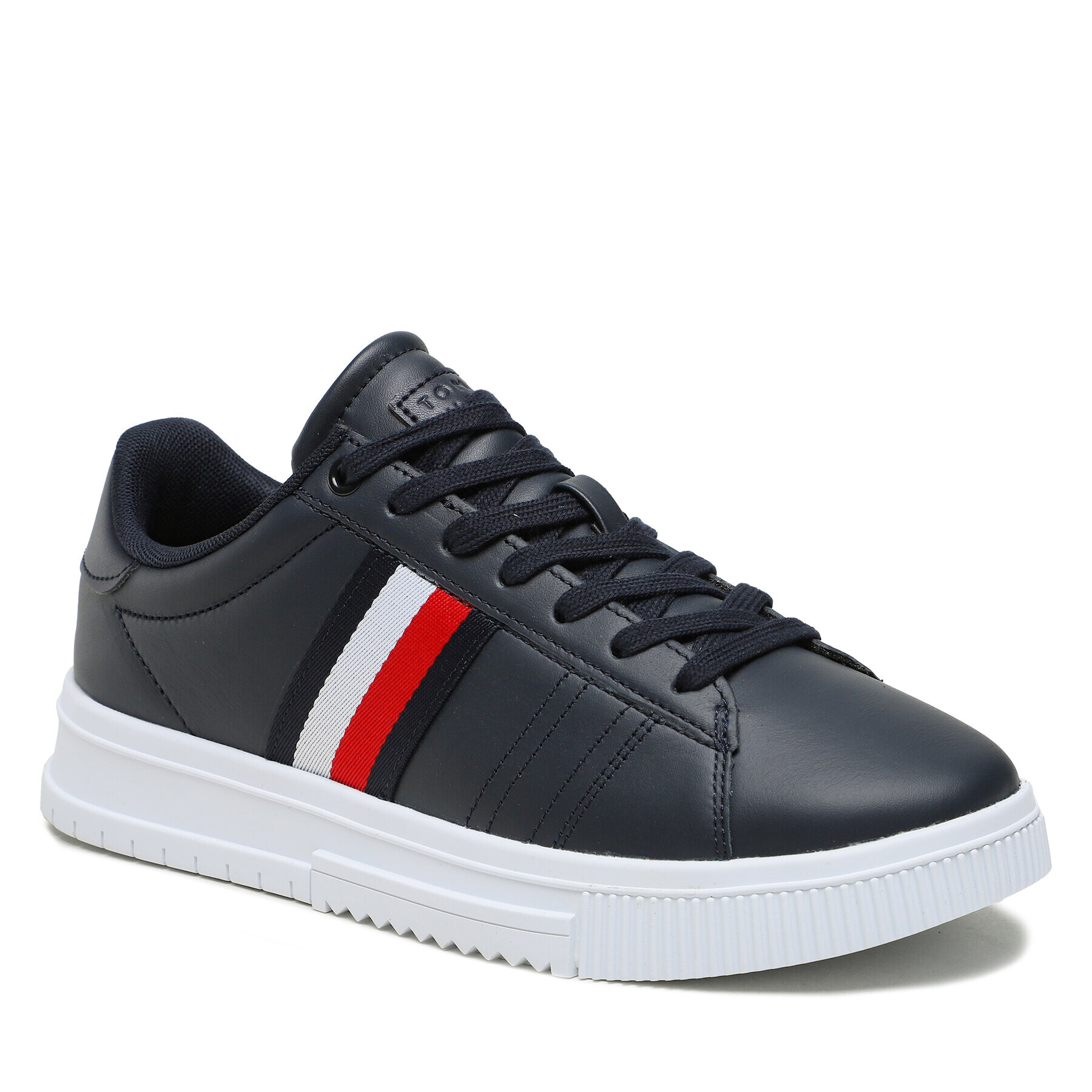 Tommy Hilfiger Sneakersy Supercub FM0FM04706 Tmavomodrá - Pepit.sk