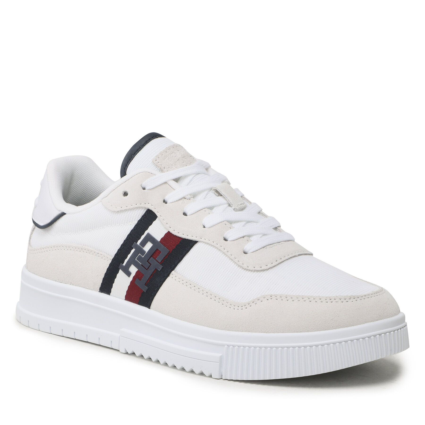 Tommy Hilfiger Sneakersy Supercup Mix FM0FM04585 Biela - Pepit.sk