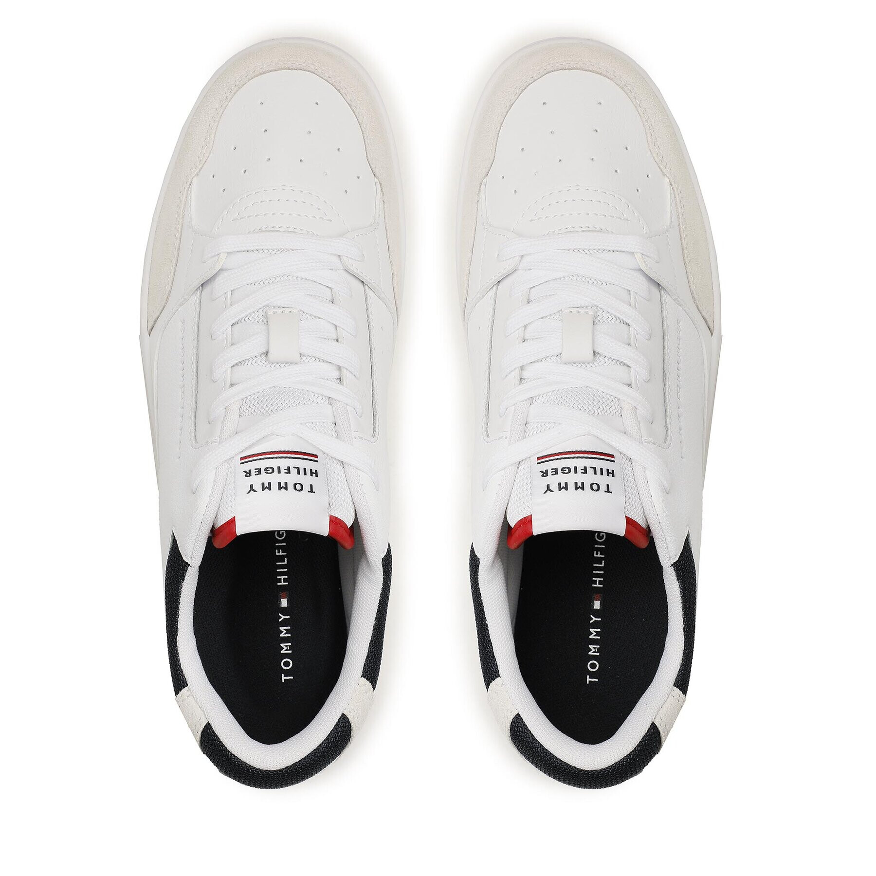 Tommy Hilfiger Sneakersy Th Basket Core Rwb FM0FM04730 Biela - Pepit.sk