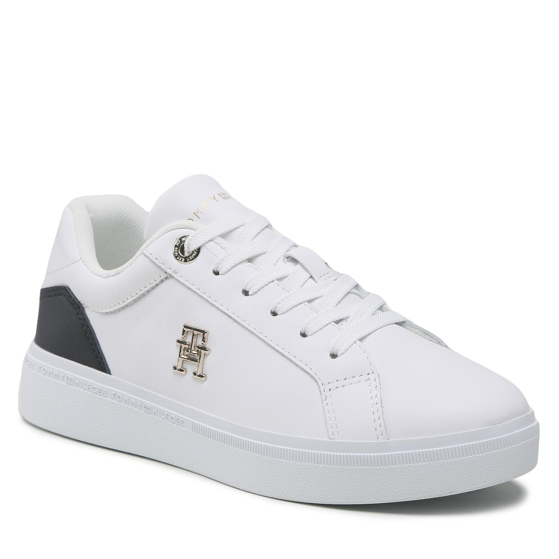 Tommy Hilfiger Sneakersy Th Court Sneaker FW0FW06854 Biela - Pepit.sk