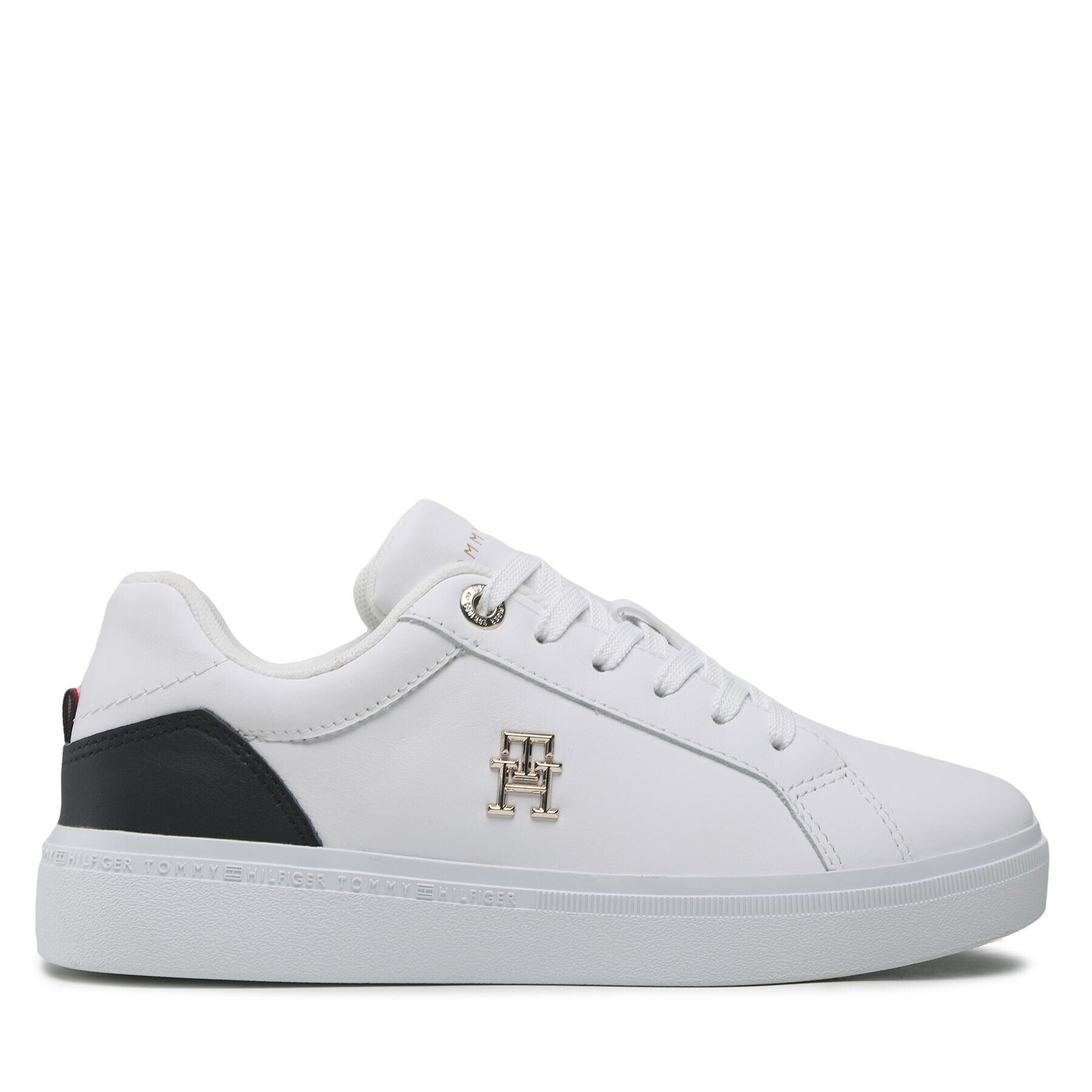 Tommy Hilfiger Sneakersy Th Court Sneaker FW0FW06854 Biela - Pepit.sk