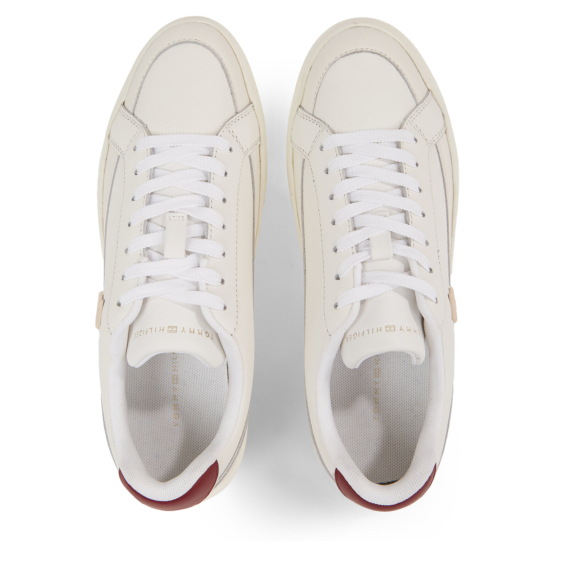 Tommy Hilfiger Sneakersy Th Elevated Court Sneaker FW0FW07568 Biela - Pepit.sk