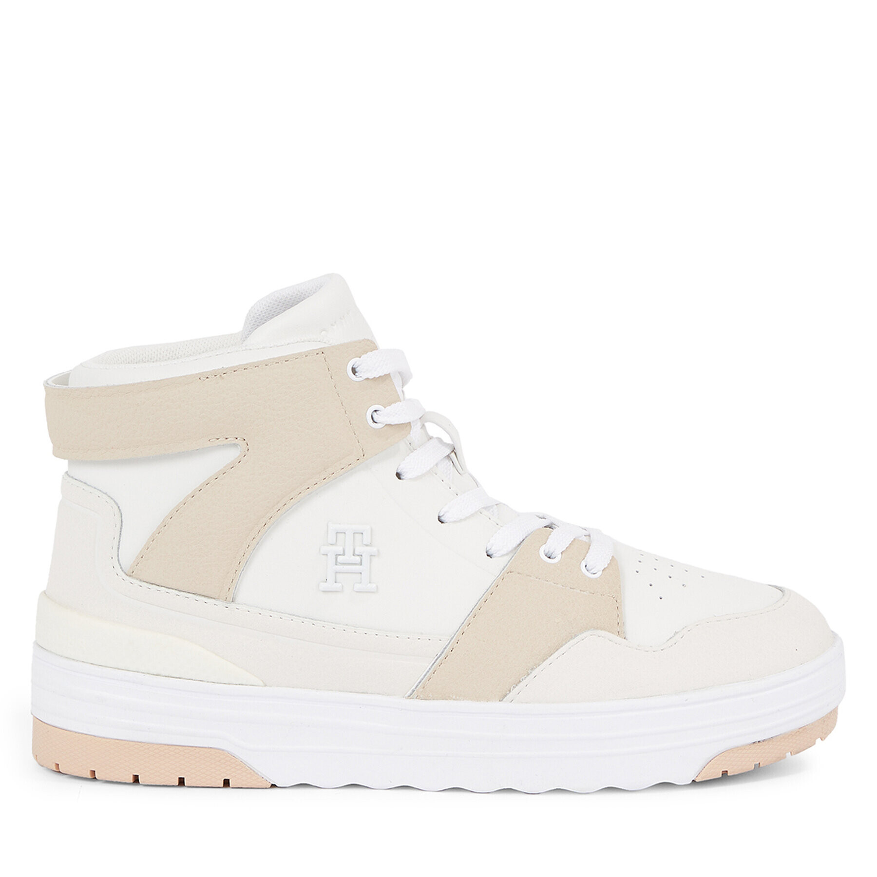 Tommy Hilfiger Sneakersy Th Hi Basket Sneaker FW0FW07308 Biela - Pepit.sk