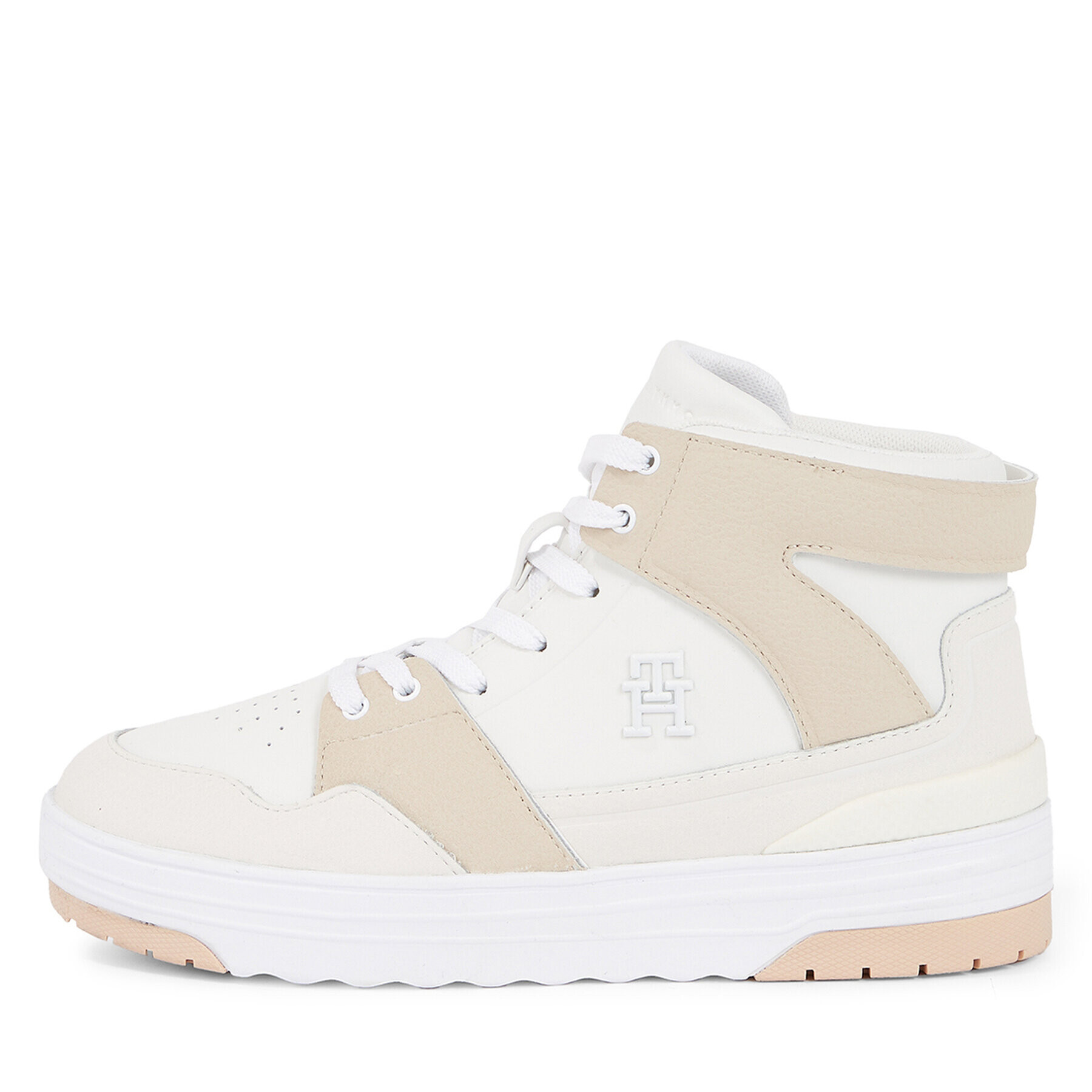 Tommy Hilfiger Sneakersy Th Hi Basket Sneaker FW0FW07308 Biela - Pepit.sk