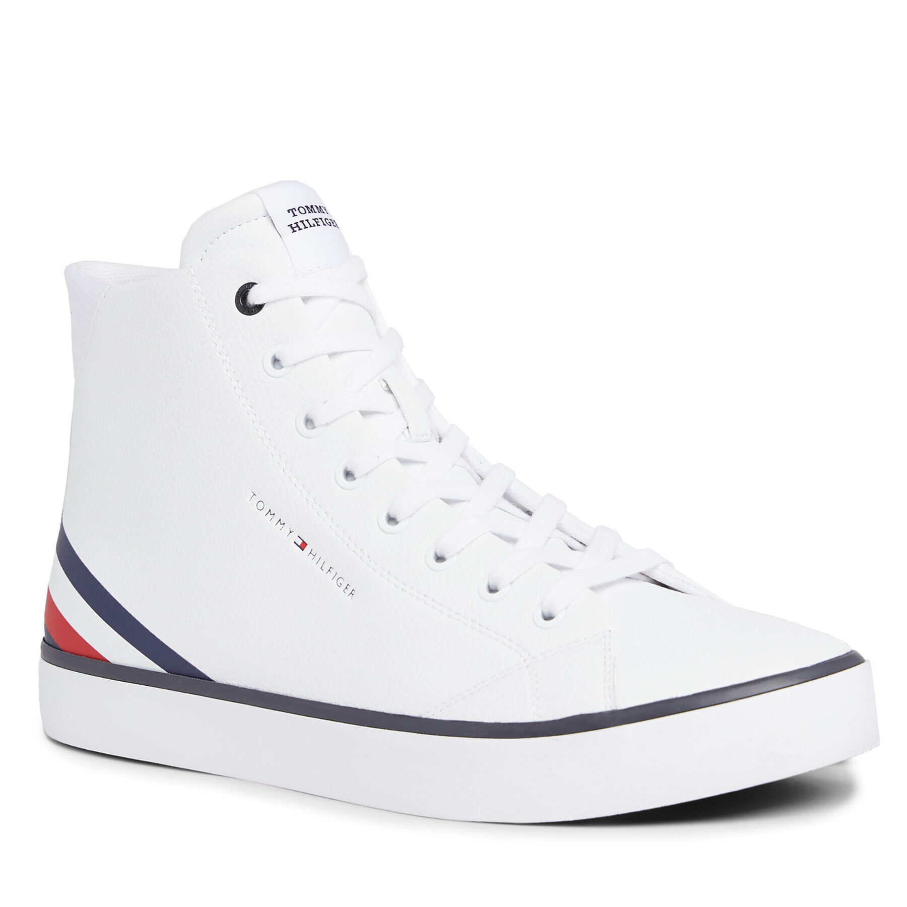 Tommy Hilfiger Sneakersy Th Hi Vulc Core Lth FM0FM04816 Biela - Pepit.sk