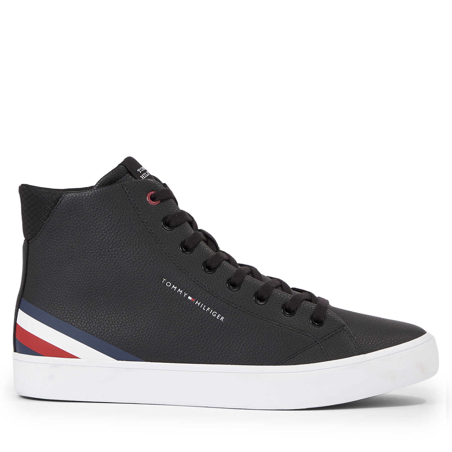 Tommy Hilfiger Sneakersy Th Hi Vulc Core Lth FM0FM04816 Čierna - Pepit.sk