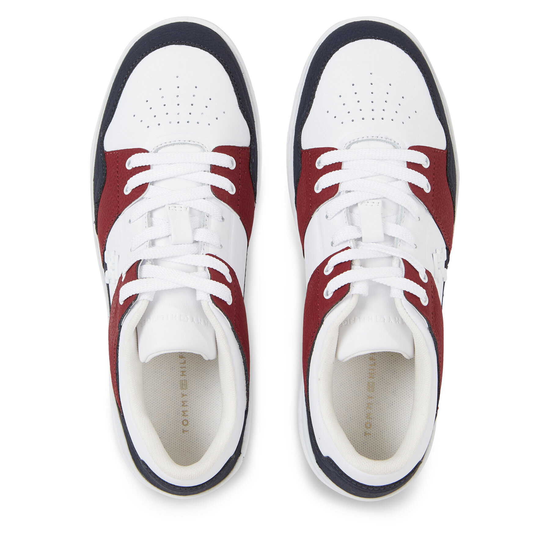 Tommy Hilfiger Sneakersy Th Lo Basket Sneaker FW0FW07309 Modrá - Pepit.sk