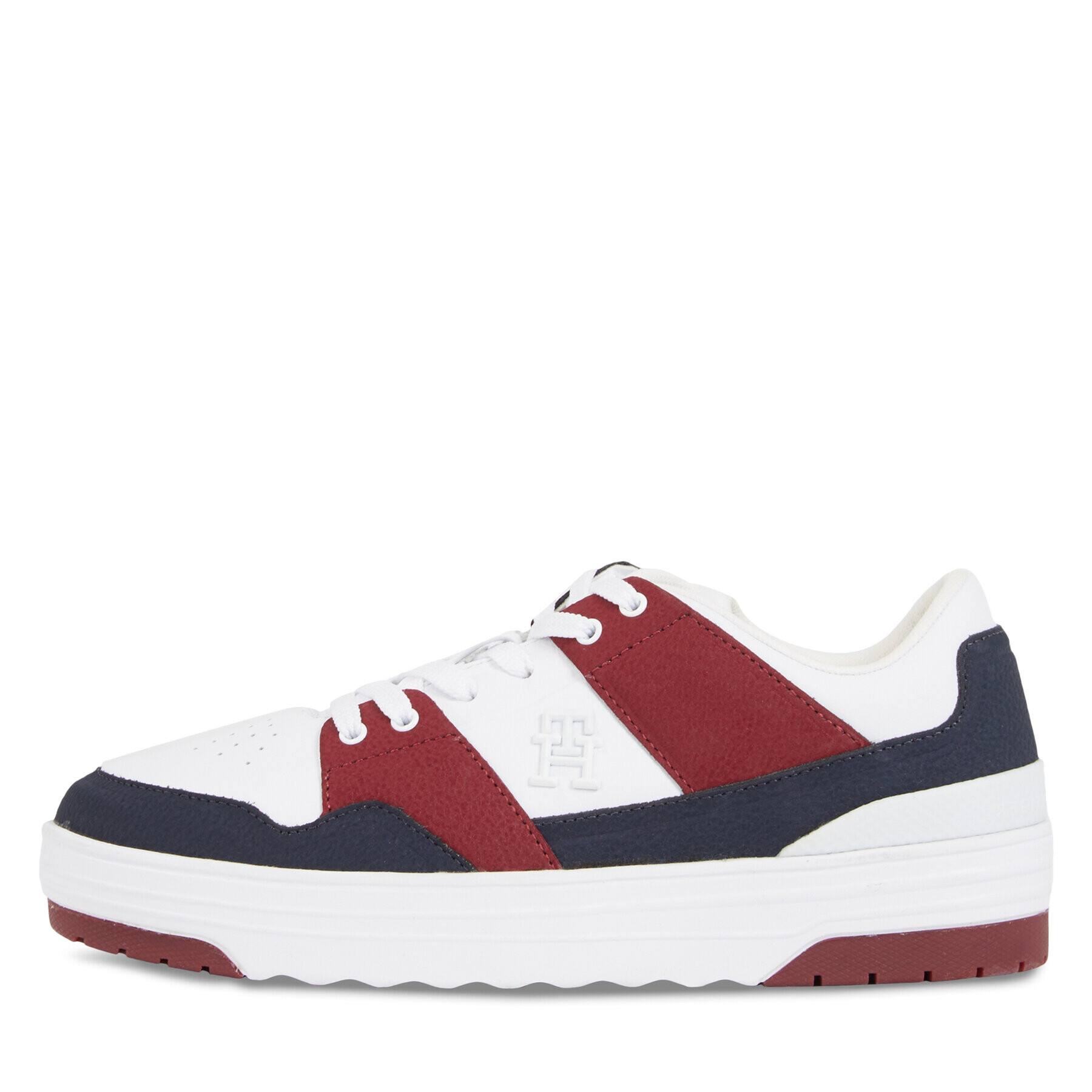 Tommy Hilfiger Sneakersy Th Lo Basket Sneaker FW0FW07309 Modrá - Pepit.sk