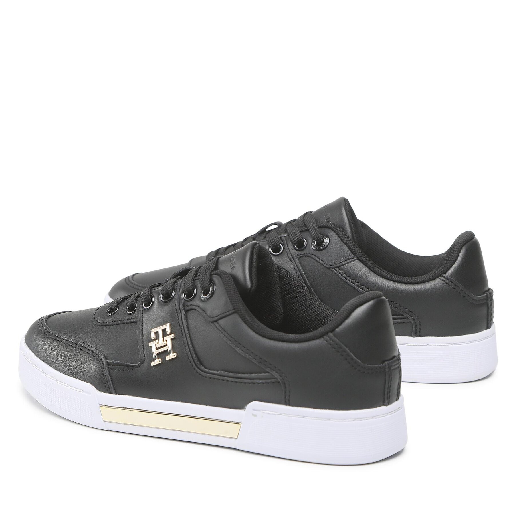 Tommy Hilfiger Sneakersy Th Prep Court Sneaker FW0FW06859 Čierna - Pepit.sk