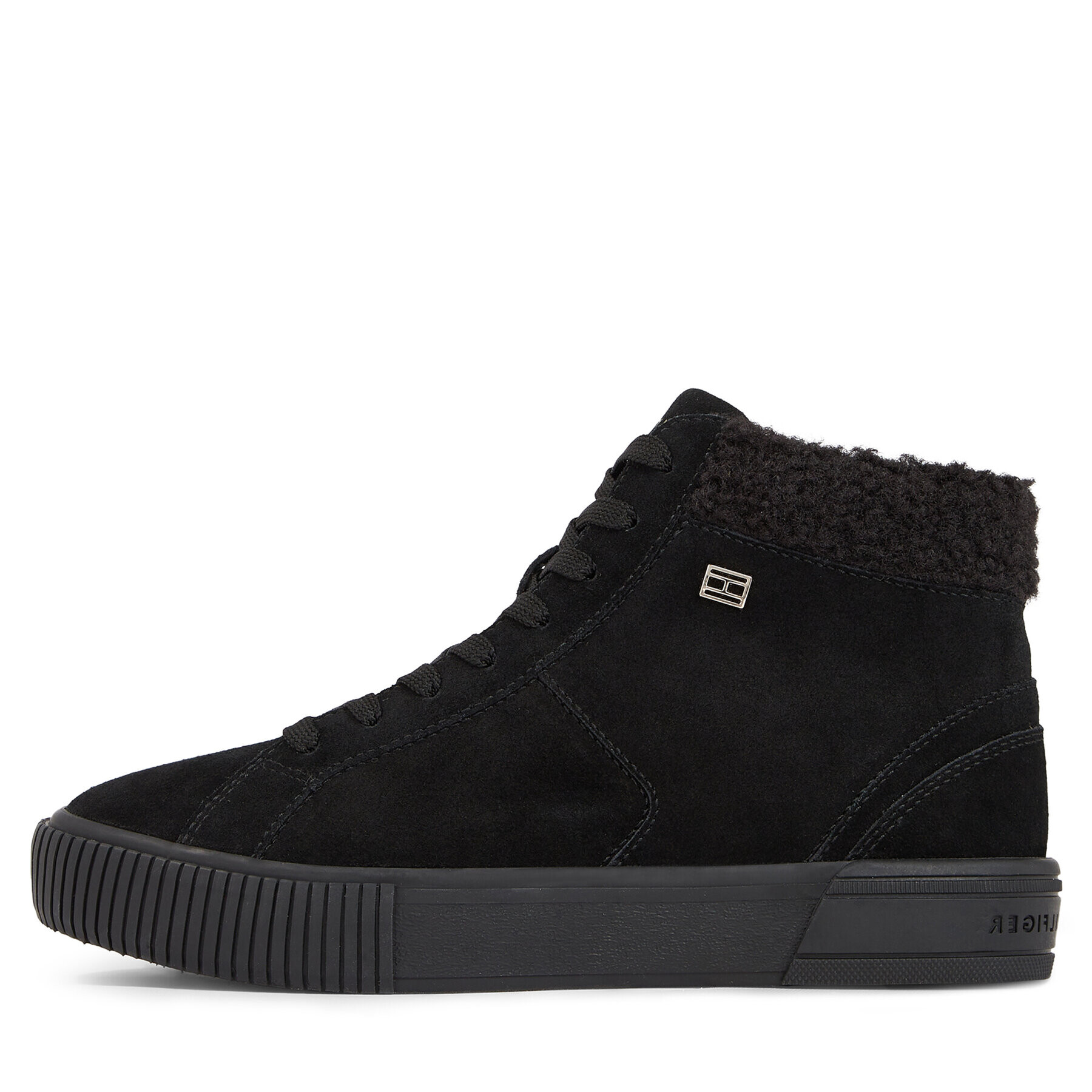 Tommy Hilfiger Sneakersy Vulc Suede Sneaker Hi FW0FW07549 Čierna - Pepit.sk