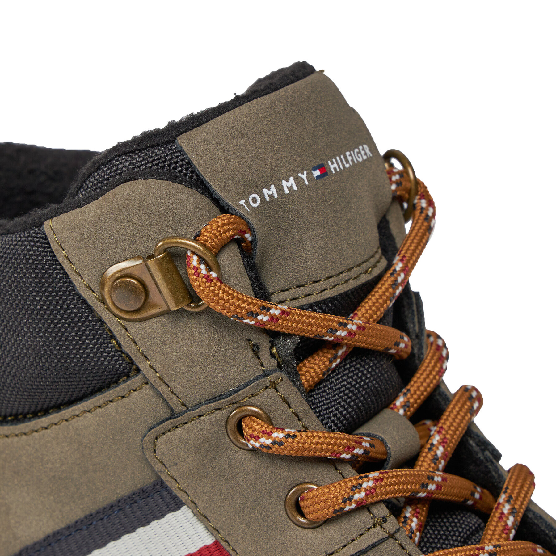 Tommy Hilfiger Šnurovacia obuv T3B5-33157-0316409 S Hnedá - Pepit.sk