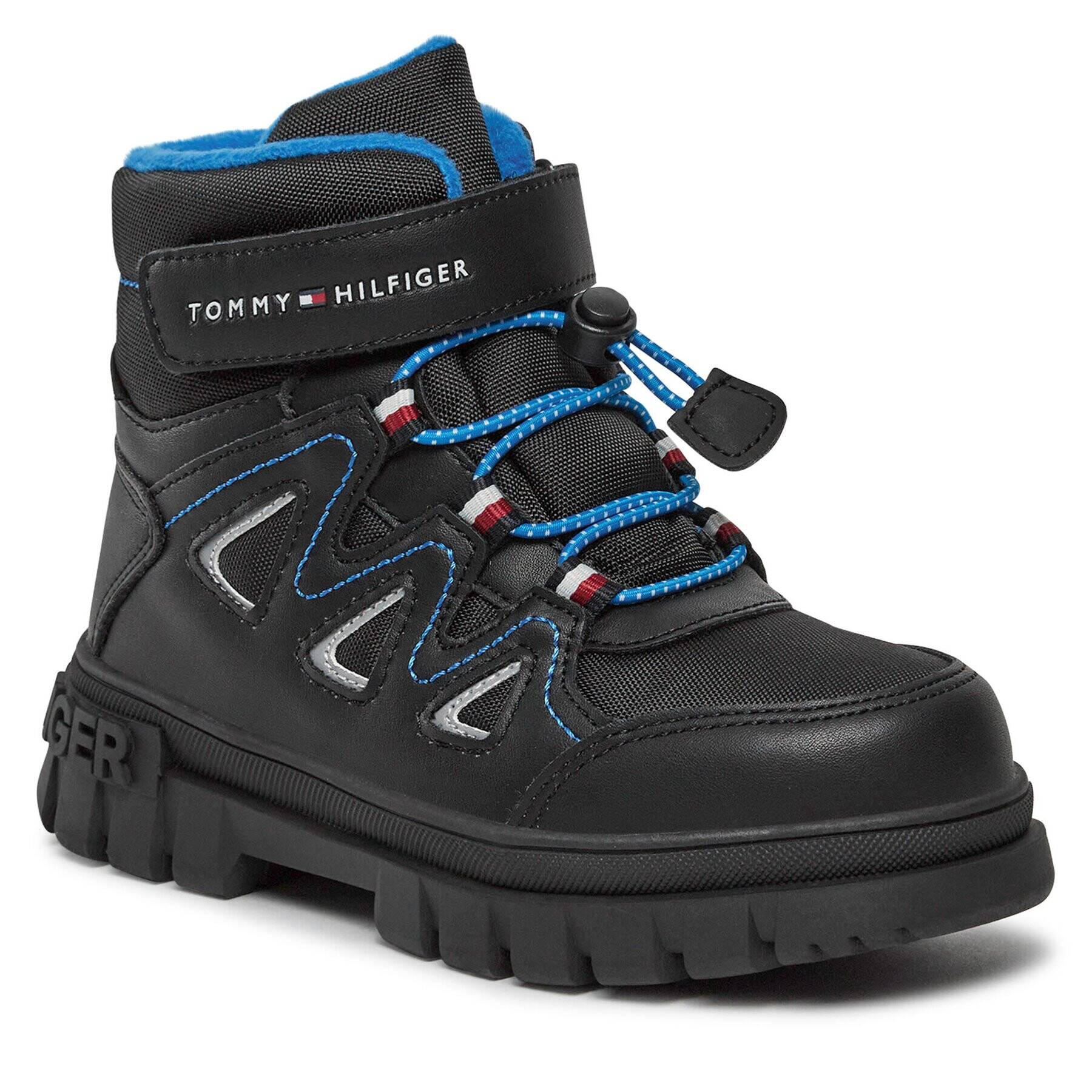 Tommy Hilfiger Šnurovacia obuv T3B5-33160-1047999 M Čierna - Pepit.sk