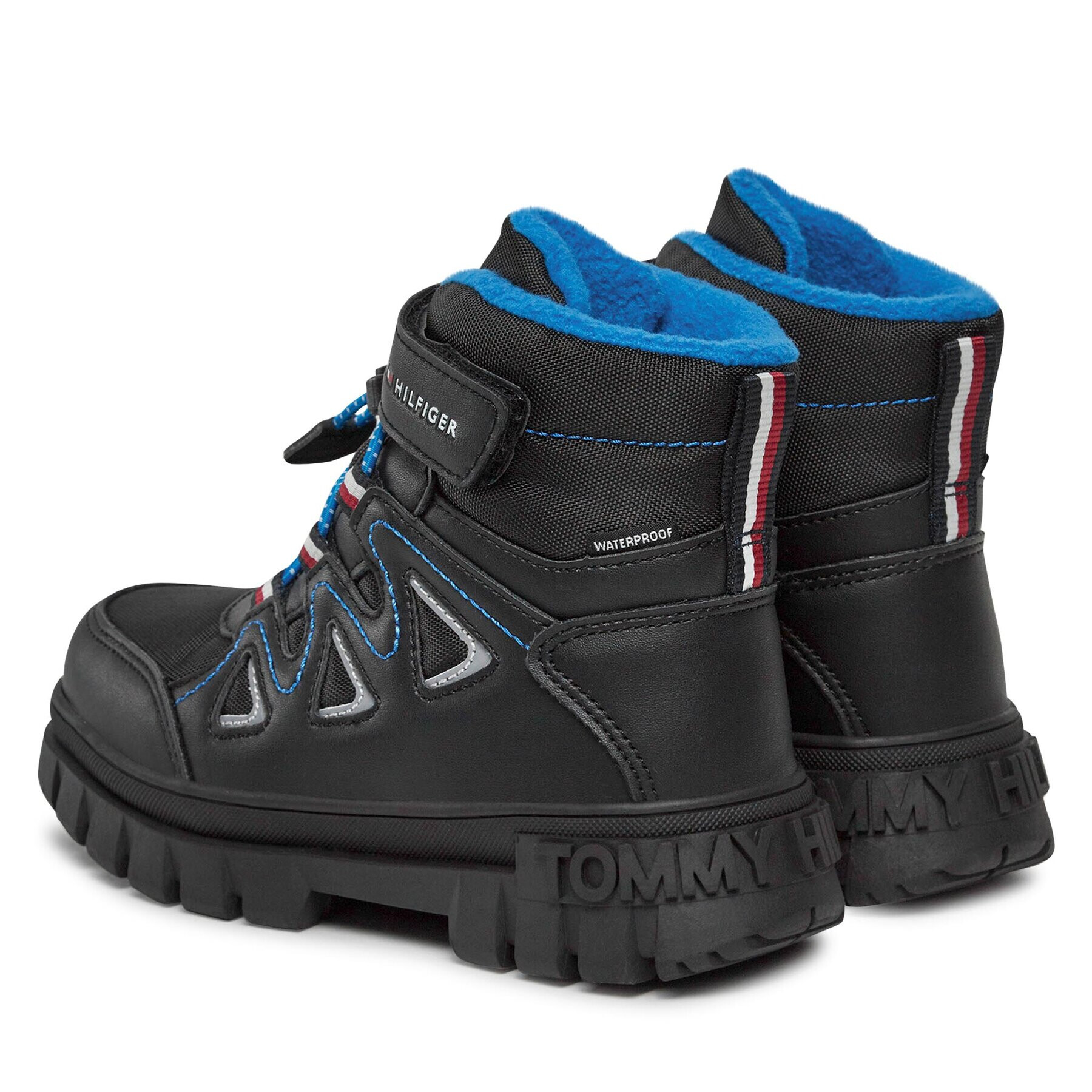 Tommy Hilfiger Šnurovacia obuv T3B5-33160-1047999 M Čierna - Pepit.sk