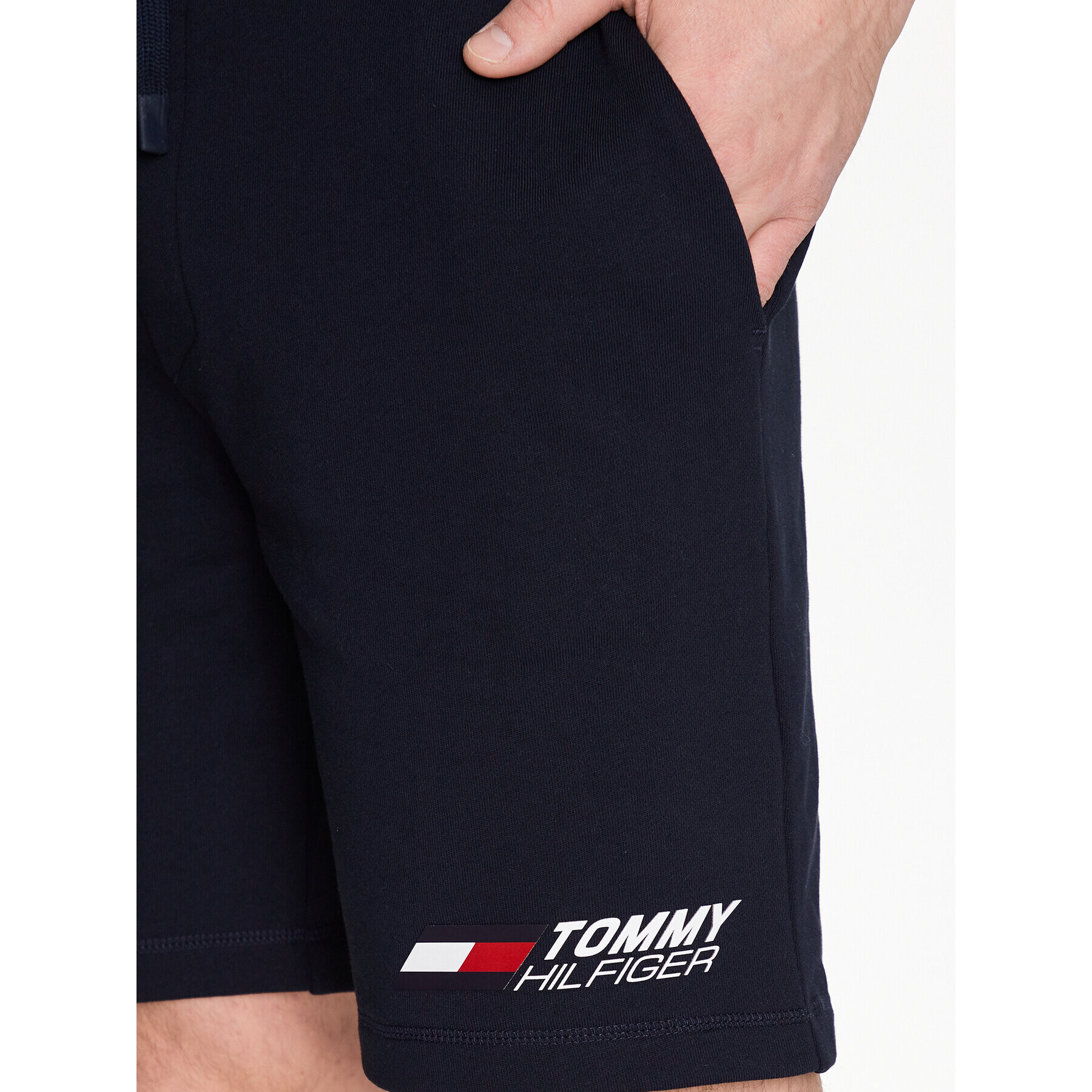 Tommy Hilfiger Športové kraťasy Essentials MW0MW30398 Tmavomodrá Regular Fit - Pepit.sk