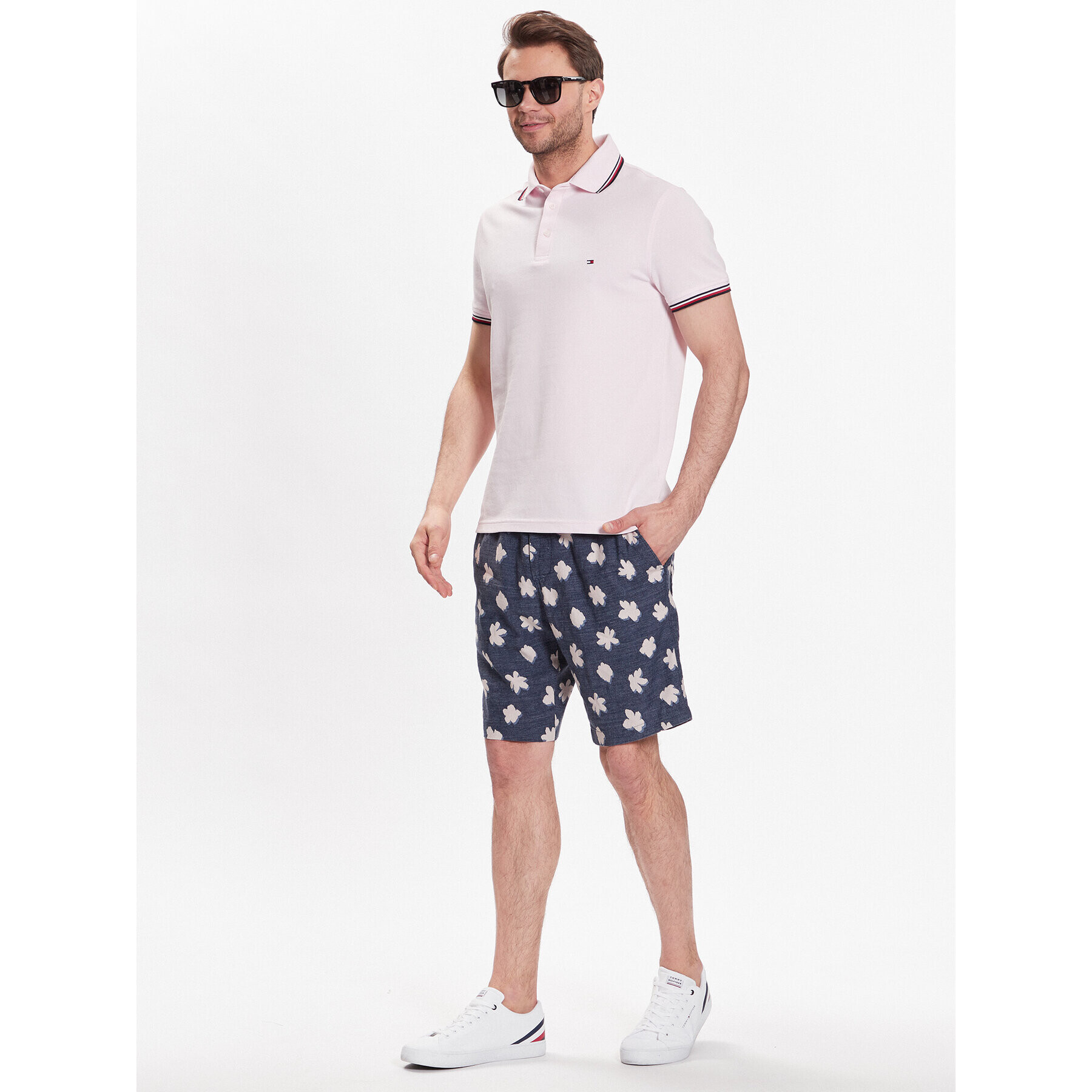 Tommy Hilfiger Športové kraťasy Harlem MW0MW31241 Tmavomodrá Relaxed Fit - Pepit.sk