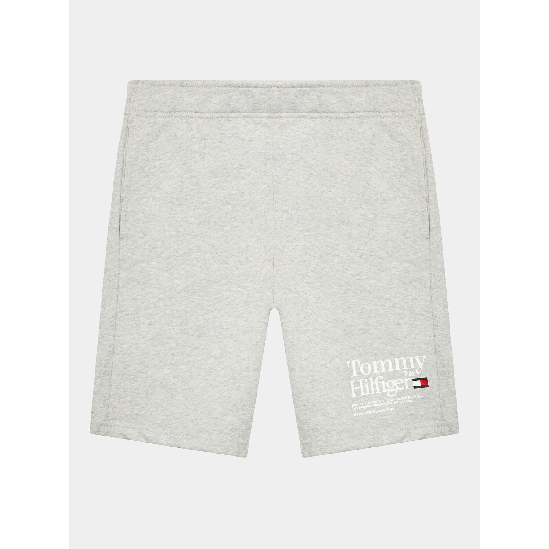 Tommy Hilfiger Športové kraťasy KB0KB08119 D Sivá Regular Fit - Pepit.sk