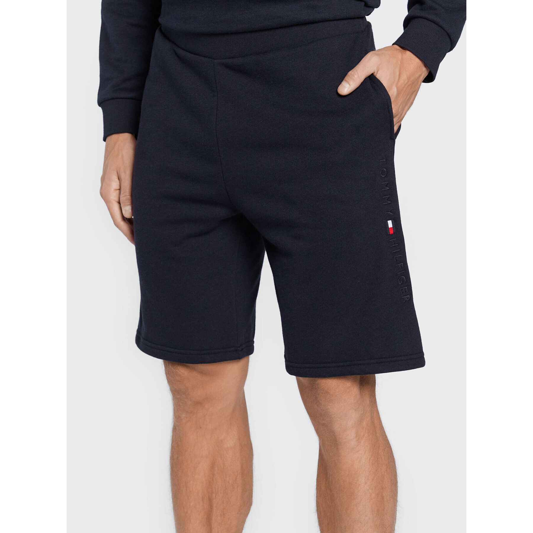 Tommy Hilfiger Športové kraťasy UM0UM02678 Tmavomodrá Regular Fit - Pepit.sk