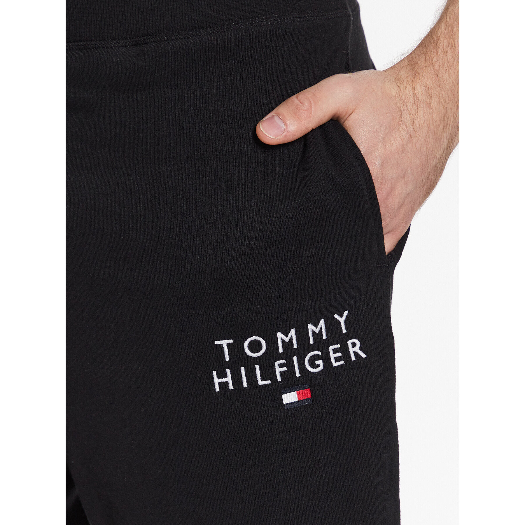 Tommy Hilfiger Športové kraťasy UM0UM02881 Čierna Regular Fit - Pepit.sk