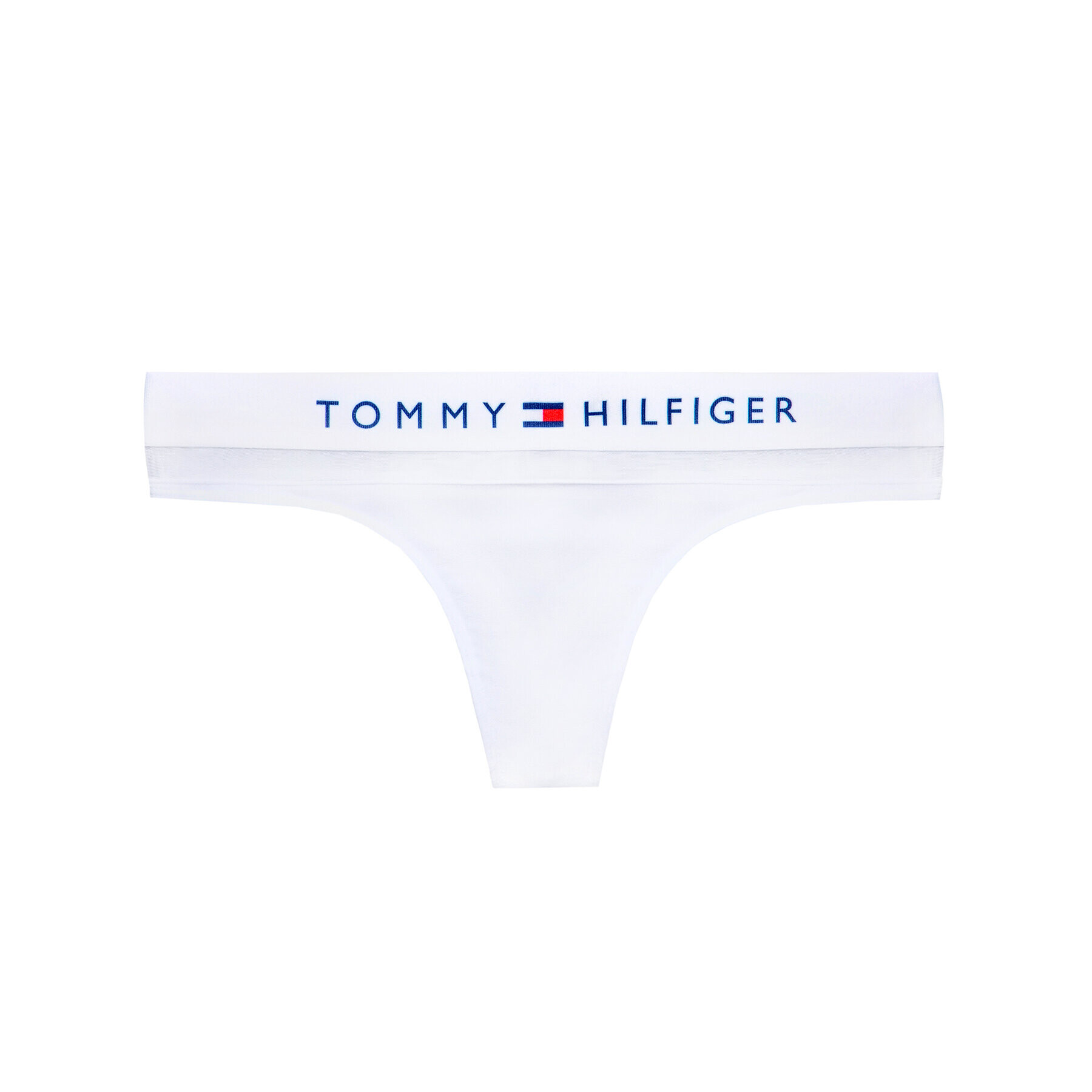 Tommy Hilfiger Stringové nohavičky UW0UW00064 Biela - Pepit.sk