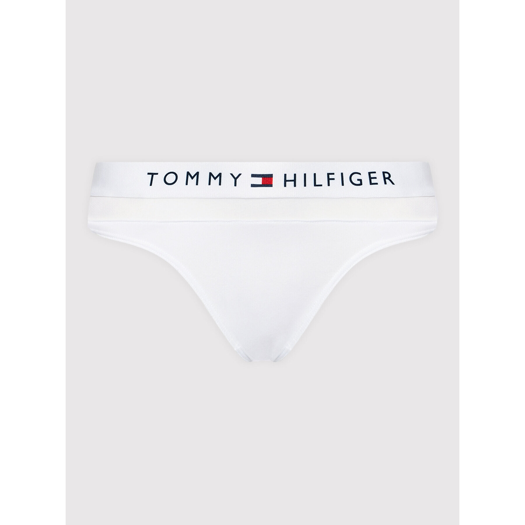 Tommy Hilfiger Stringové nohavičky UW0UW00064 Biela - Pepit.sk