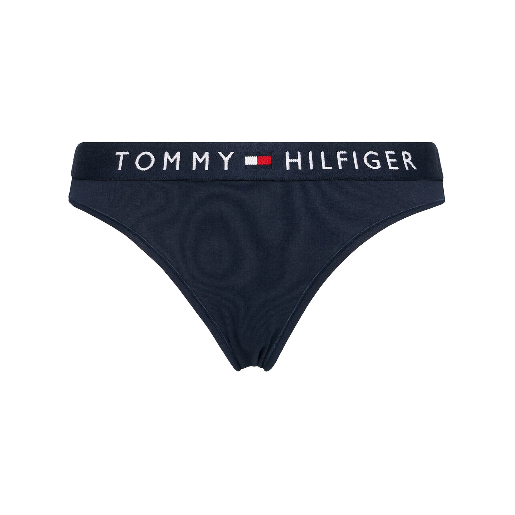 Tommy Hilfiger Stringové nohavičky UW0UW01555 Tmavomodrá - Pepit.sk