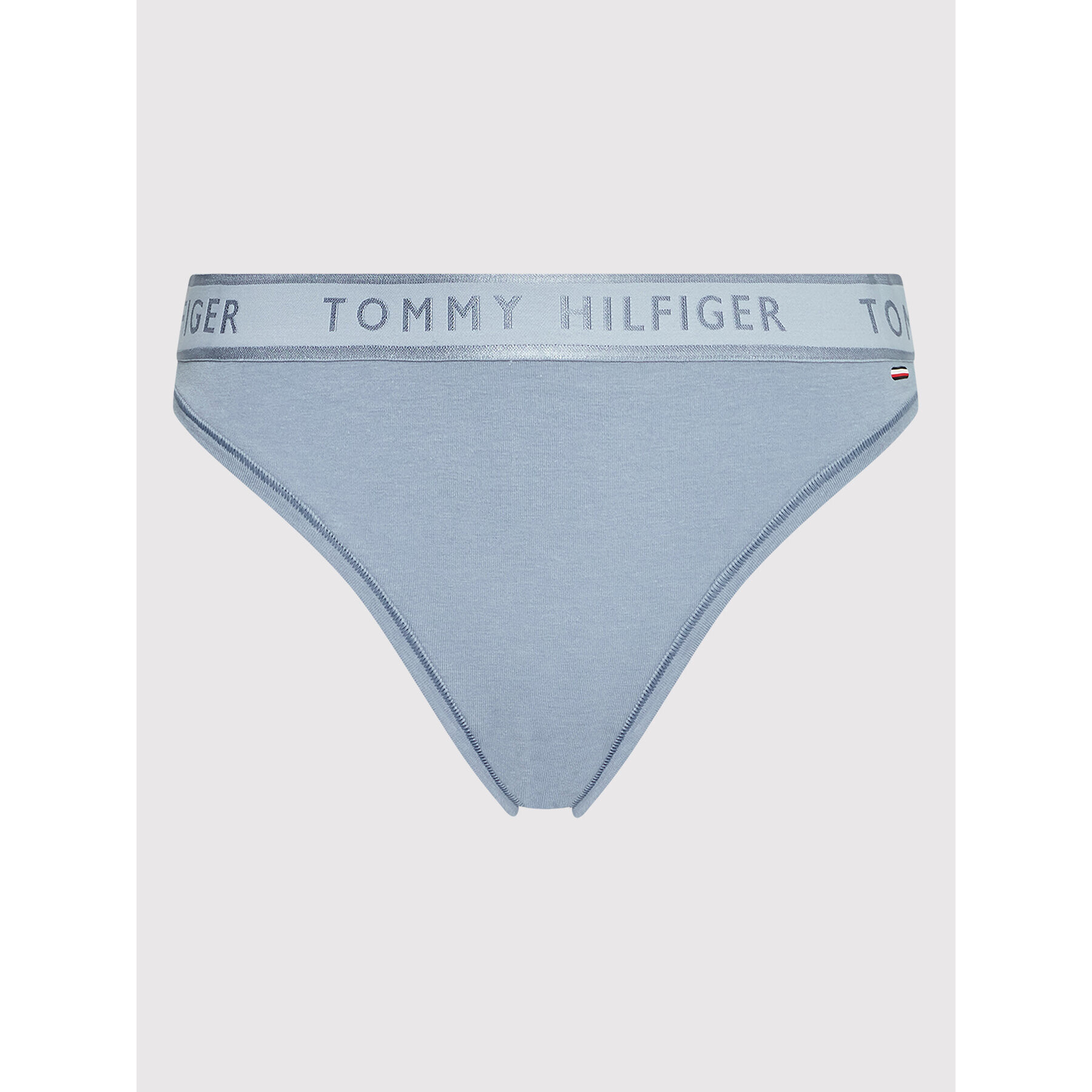 Tommy Hilfiger Stringové nohavičky UW0UW03154 Modrá - Pepit.sk