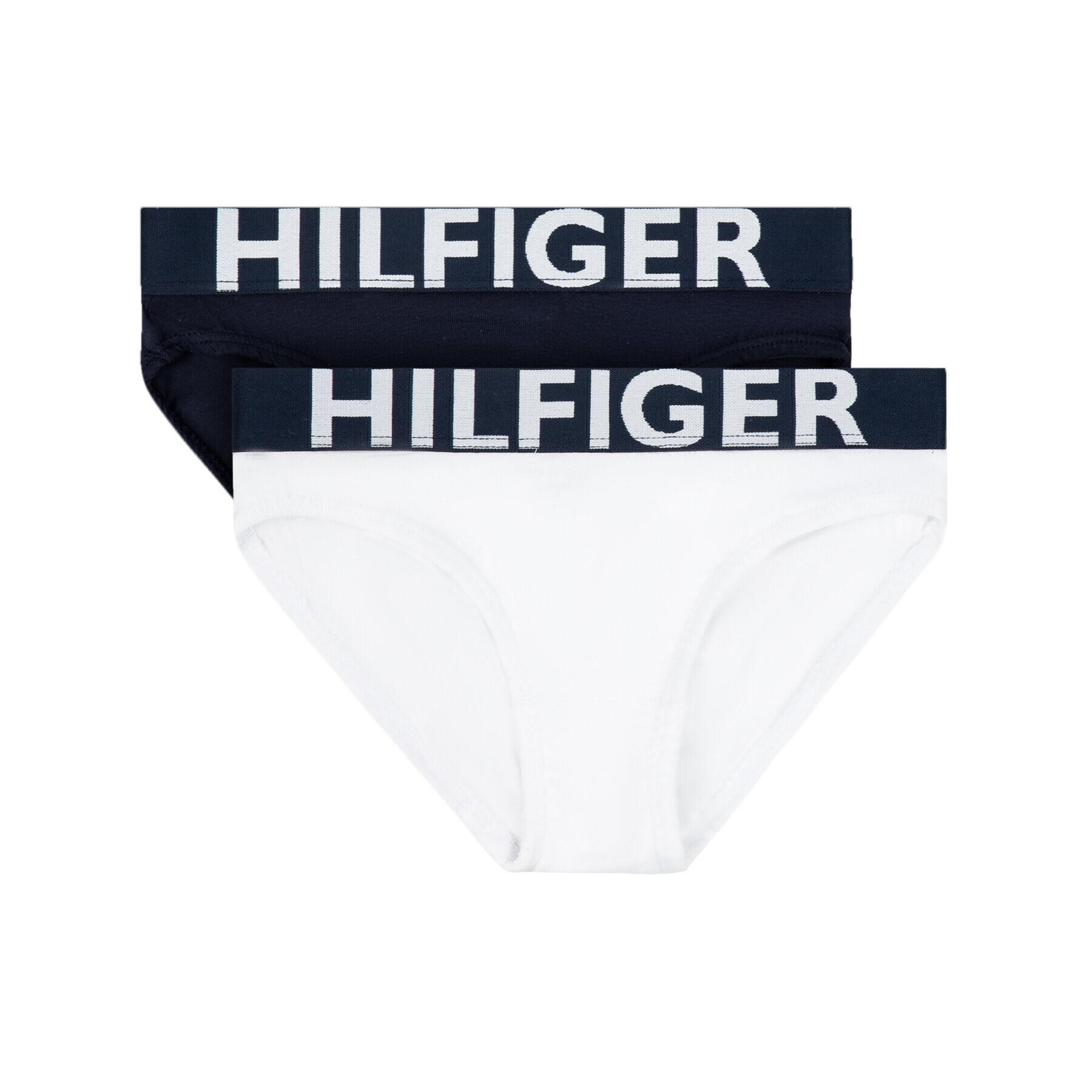 Tommy Hilfiger Súprava 2 kusov nohavičiek 2P Bikini UW0UW00216 Tmavomodrá Regular Fit - Pepit.sk