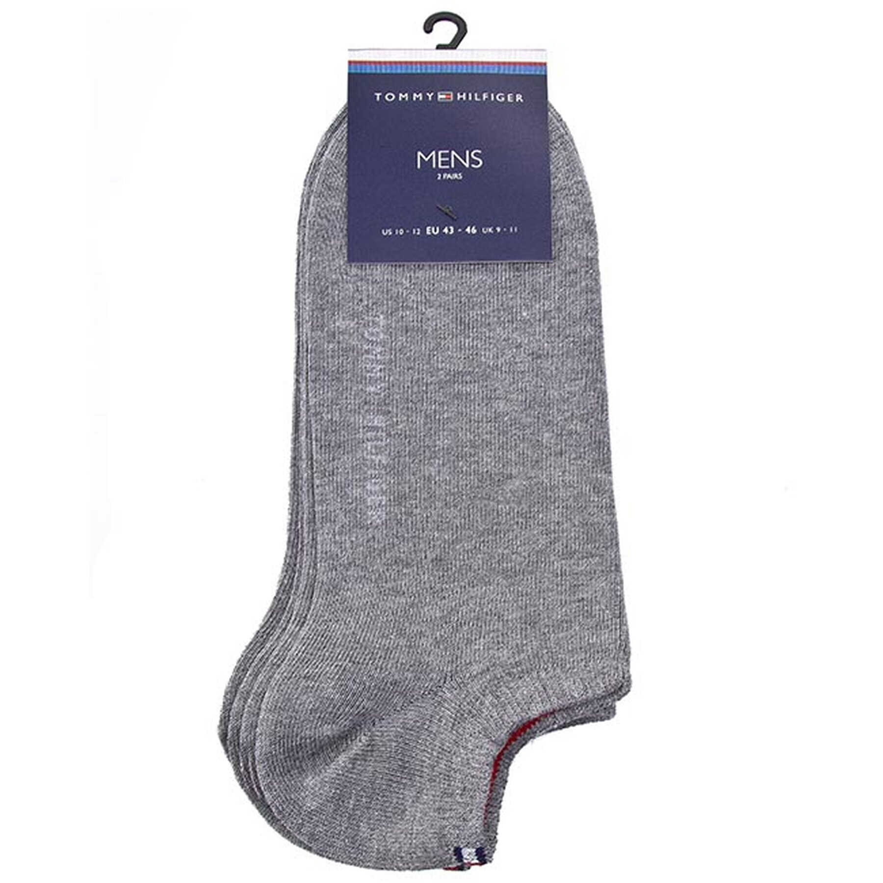 Tommy Hilfiger Súprava 2 párov členkových pánskych ponožiek 342023001 Sivá - Pepit.sk