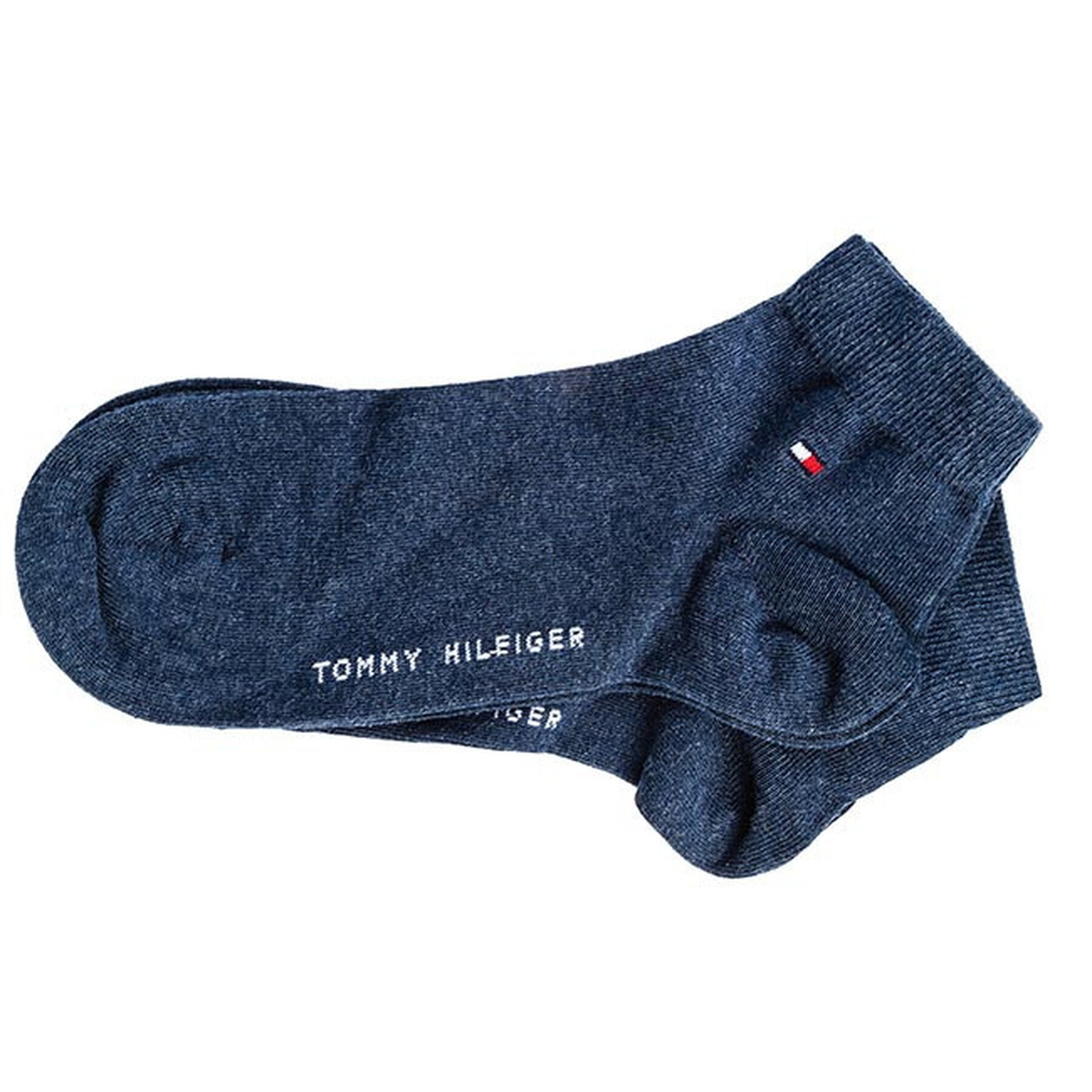 Tommy Hilfiger Súprava 2 párov členkových pánskych ponožiek 342025001 Modrá - Pepit.sk