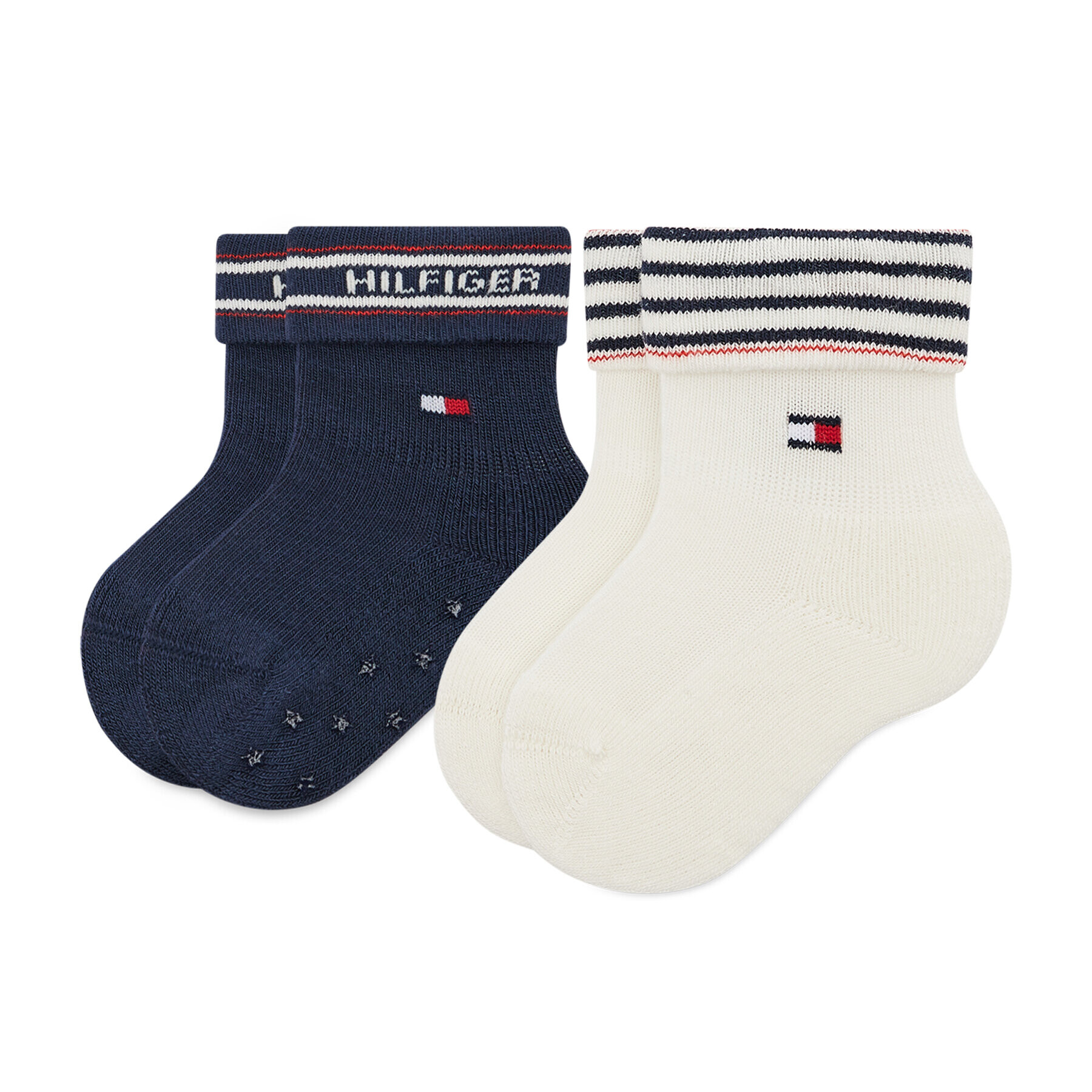 Tommy Hilfiger Súprava 2 párov vysokých detských ponožiek 701220274 Farebná - Pepit.sk