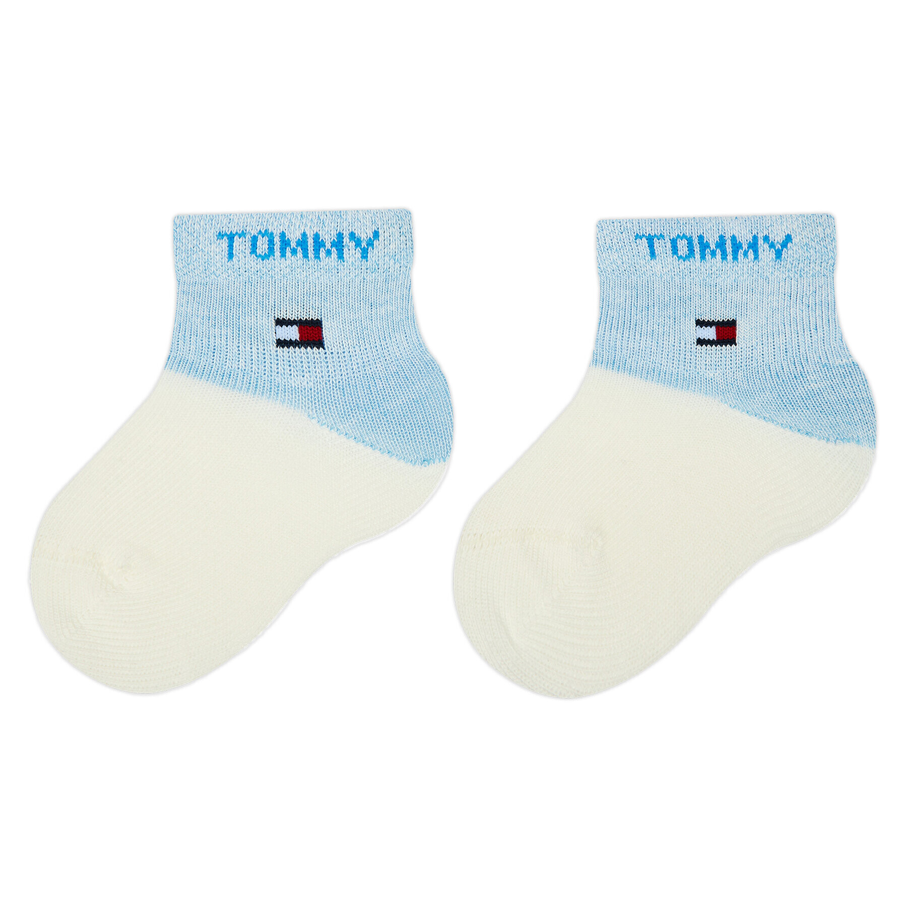 Tommy Hilfiger Súprava 2 párov vysokých detských ponožiek 701222672 Farebná - Pepit.sk