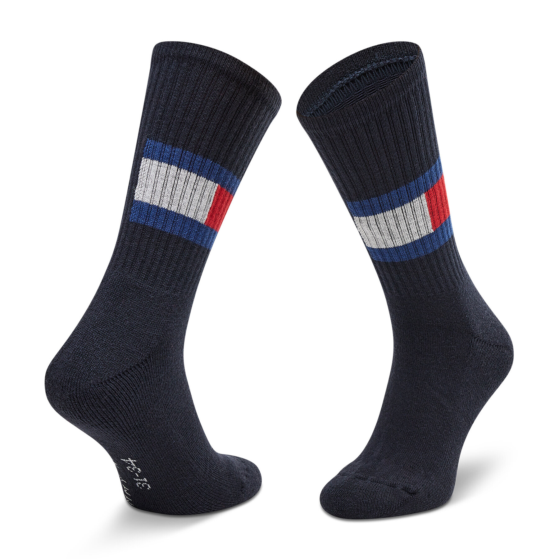 Tommy Hilfiger Súprava 2 párov vysokých ponožiek unisex 394020001 Červená - Pepit.sk