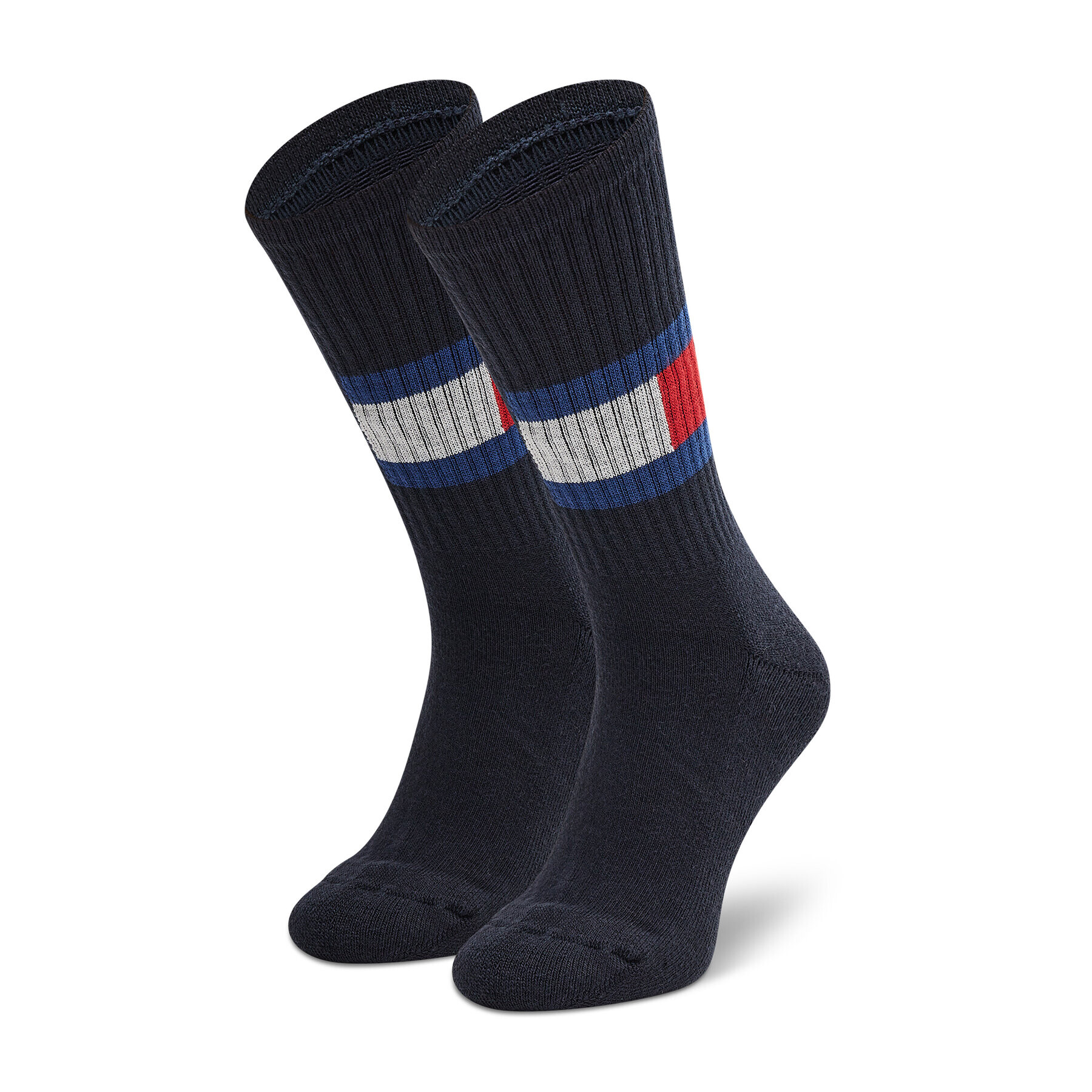 Tommy Hilfiger Súprava 2 párov vysokých ponožiek unisex 394020001 Červená - Pepit.sk