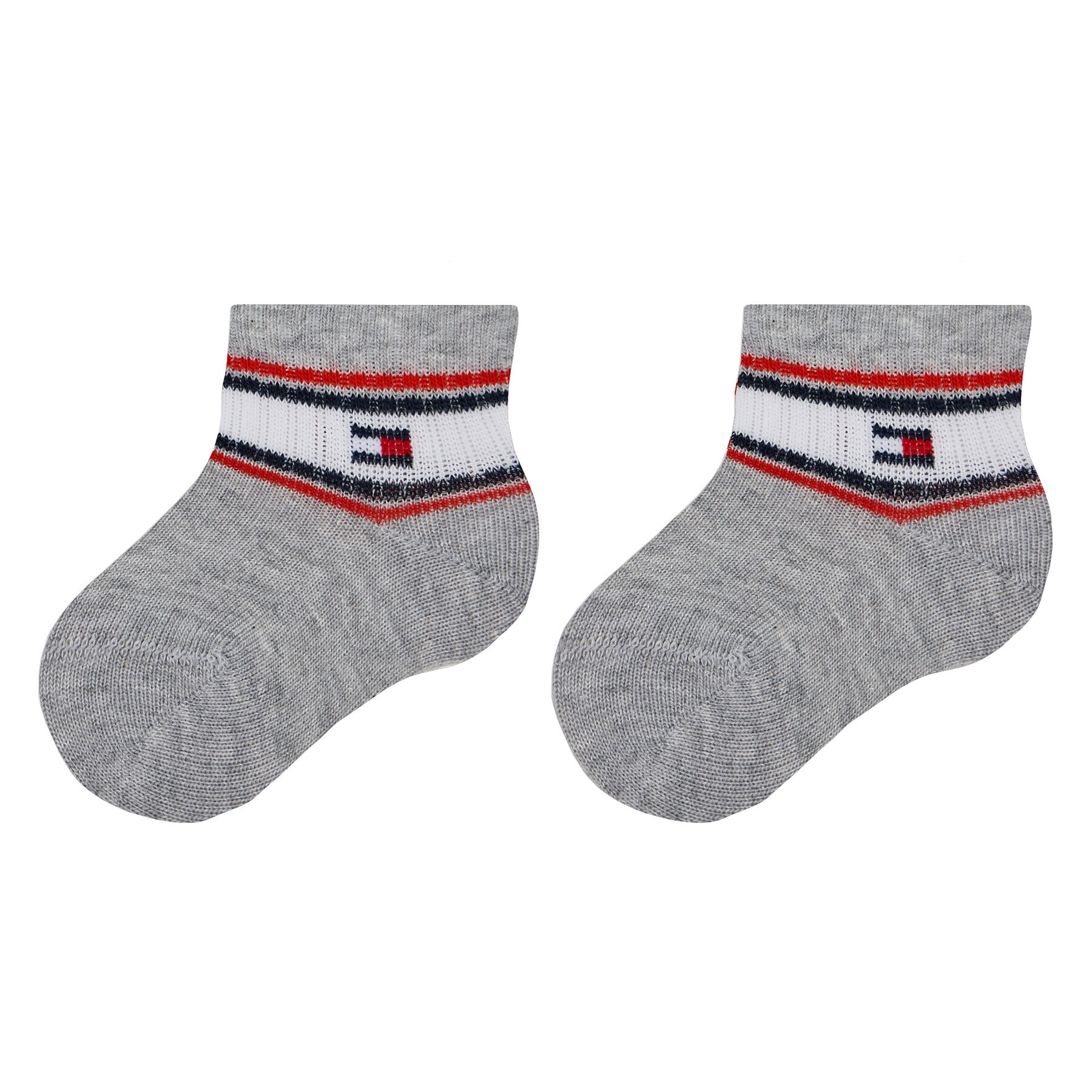 Tommy Hilfiger Súprava 3 párov vysokých detských ponožiek 701224998 Biela - Pepit.sk