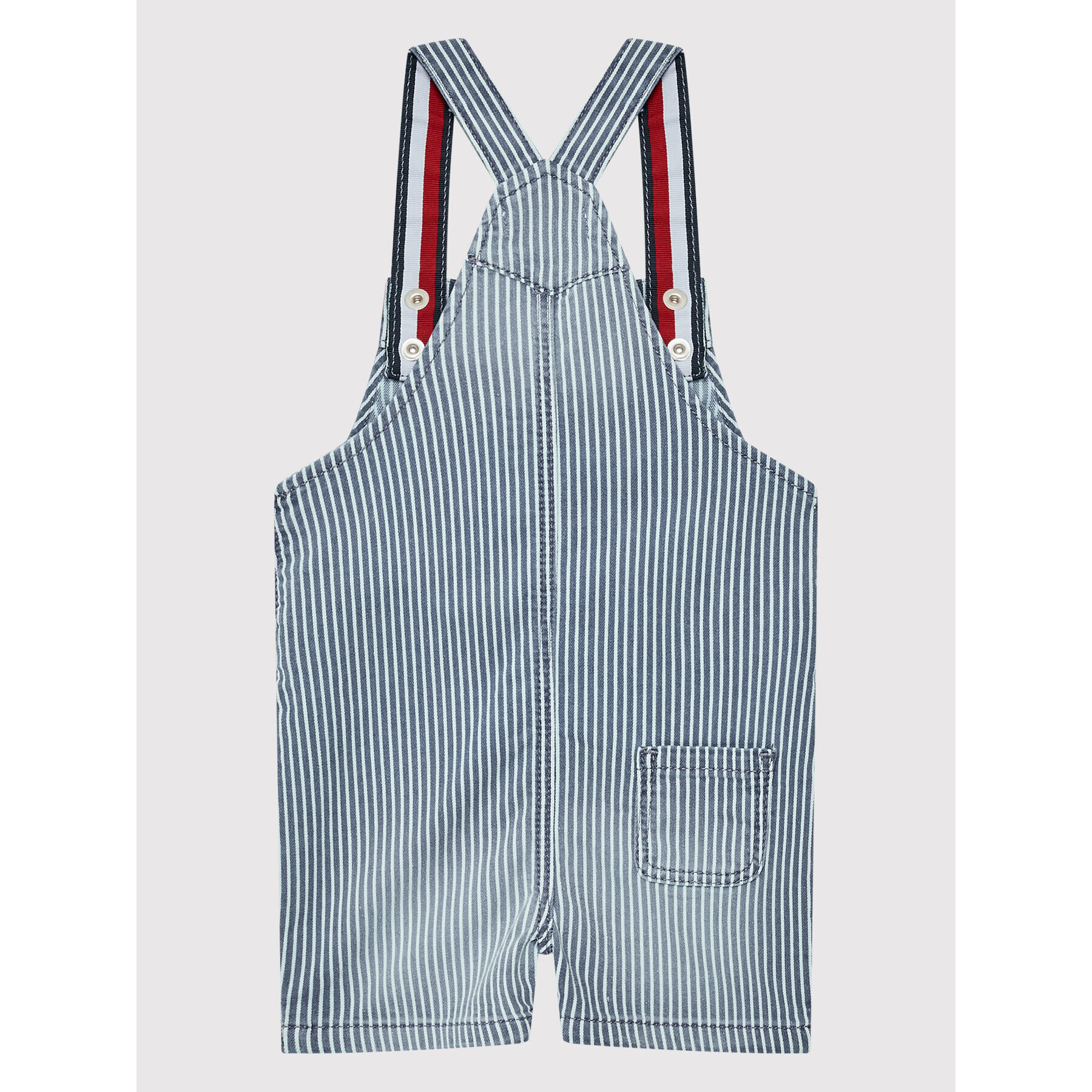 Tommy Hilfiger Súprava tričko a nohavice na traky Dungaree KN0KN01421 Tmavomodrá Regular Fit - Pepit.sk