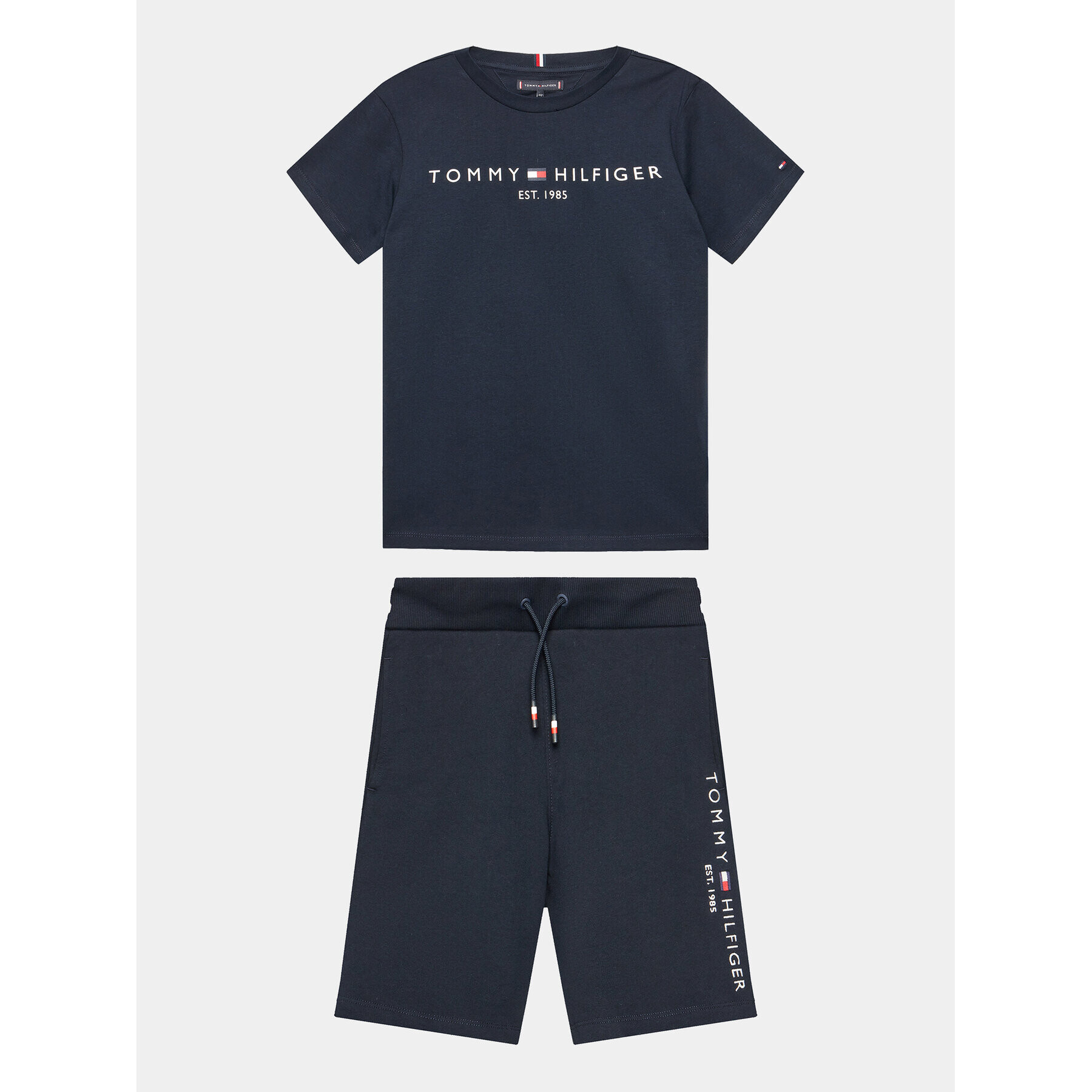 Tommy Hilfiger Súprava Tričko a šortky Essential KB0KB08186 D Tmavomodrá Regular Fit - Pepit.sk