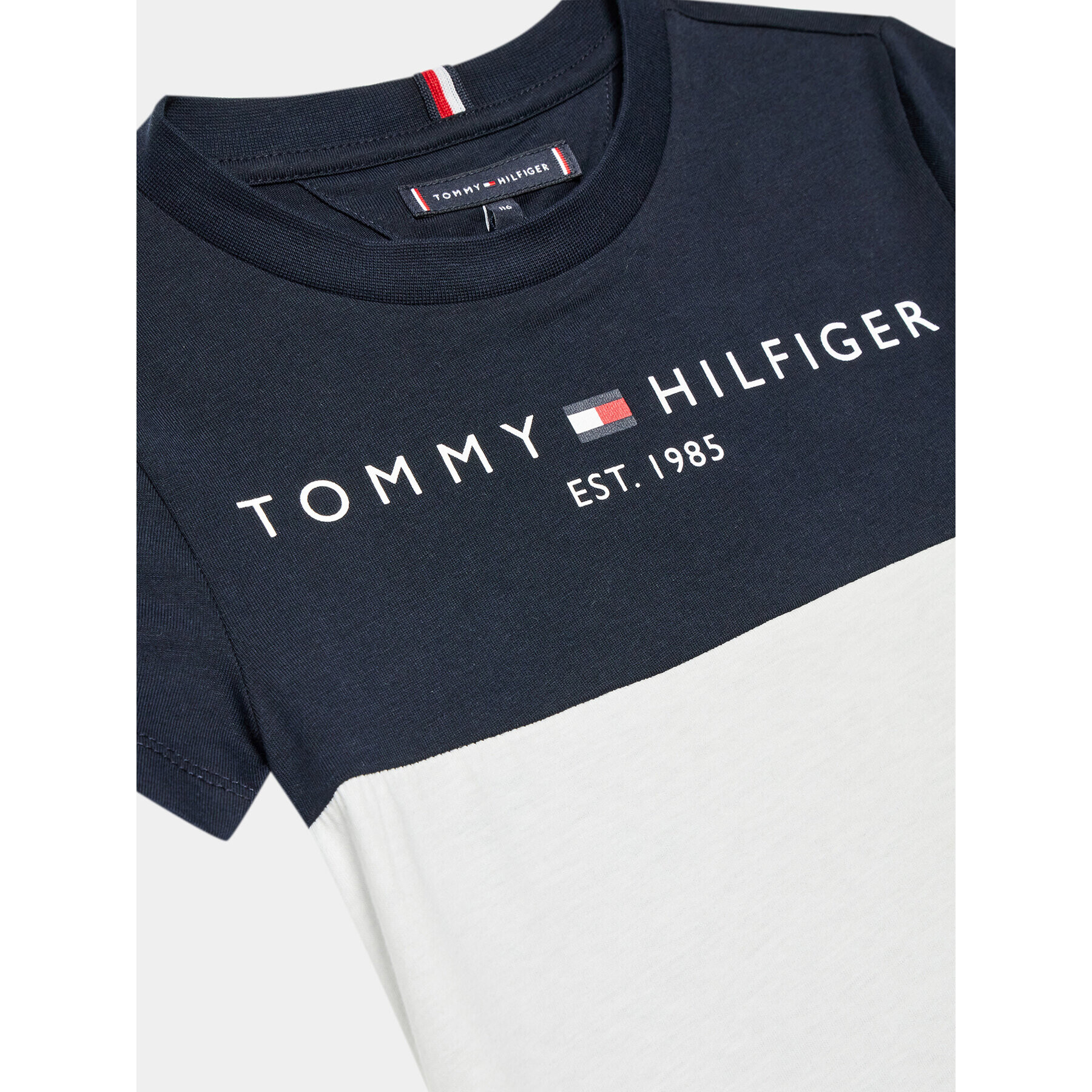 Tommy Hilfiger Súprava tričko a športové šortky Essentisl KB0KB08359 M Tmavomodrá Regular Fit - Pepit.sk