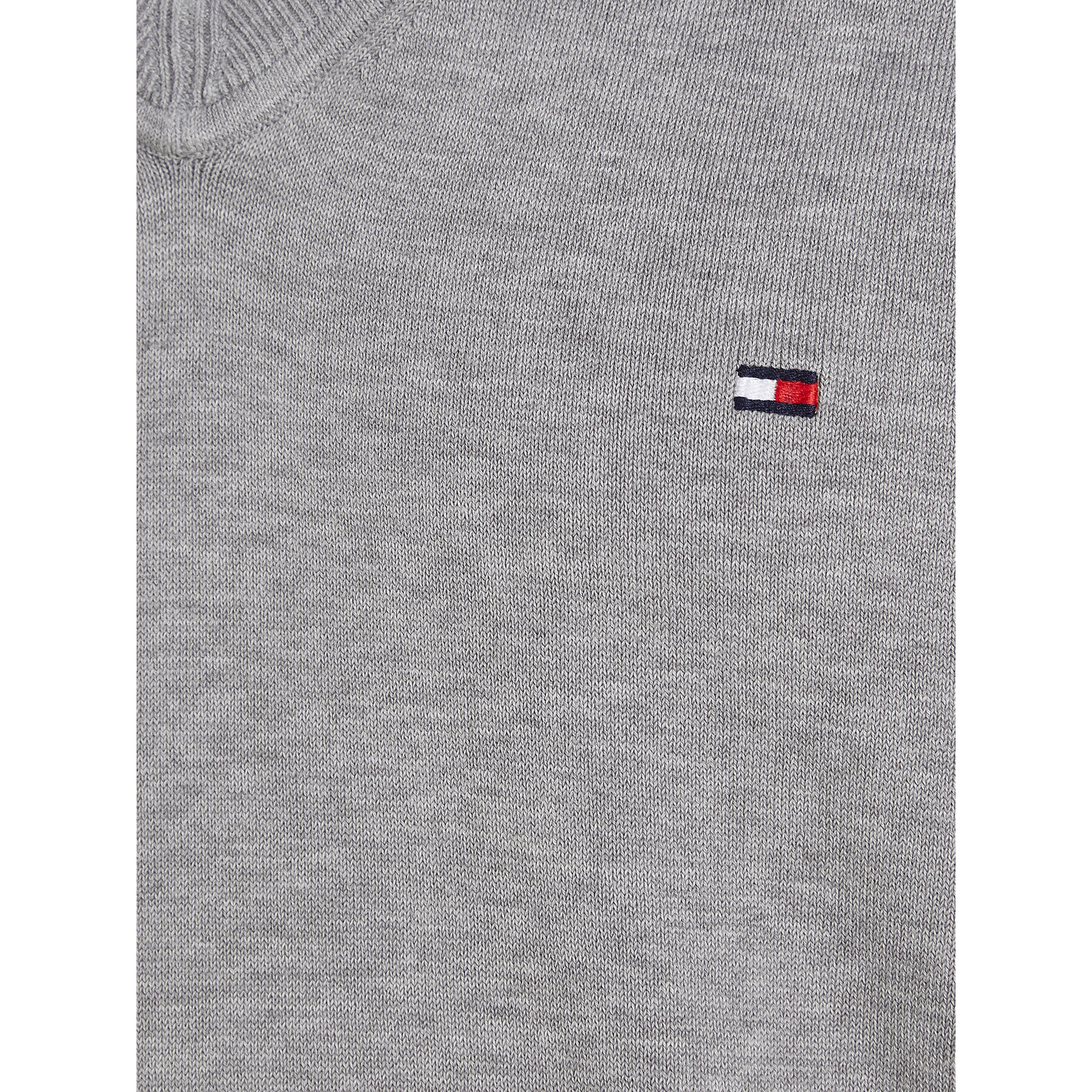 Tommy Hilfiger Sveter MW0MW30956 Sivá Regular Fit - Pepit.sk