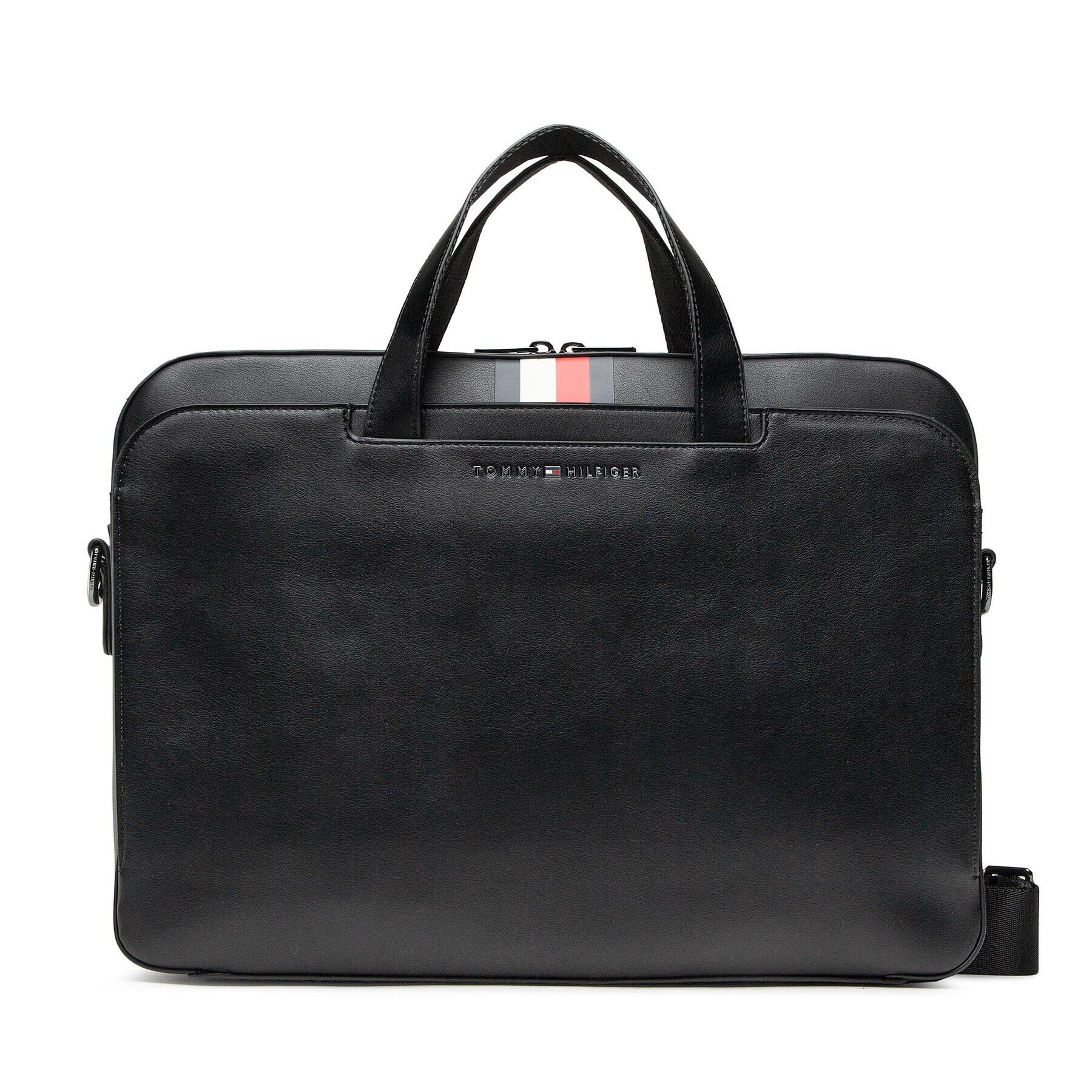 Tommy Hilfiger Taška na laptop Midtown Pu Computer Bag AM0AM09545 Čierna - Pepit.sk