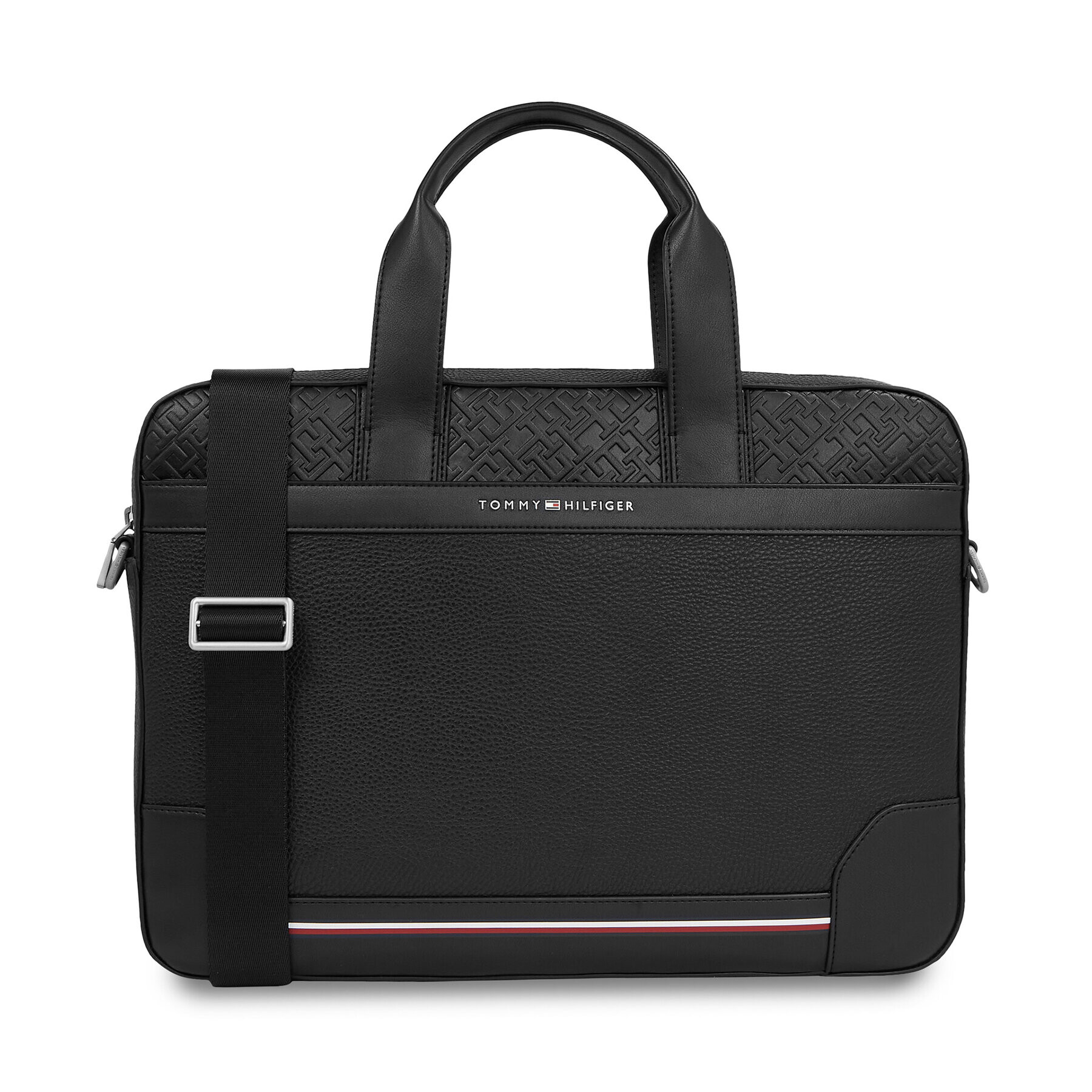 Tommy Hilfiger Taška na laptop Th Central Slim Computer Bag AM0AM11307 Čierna - Pepit.sk