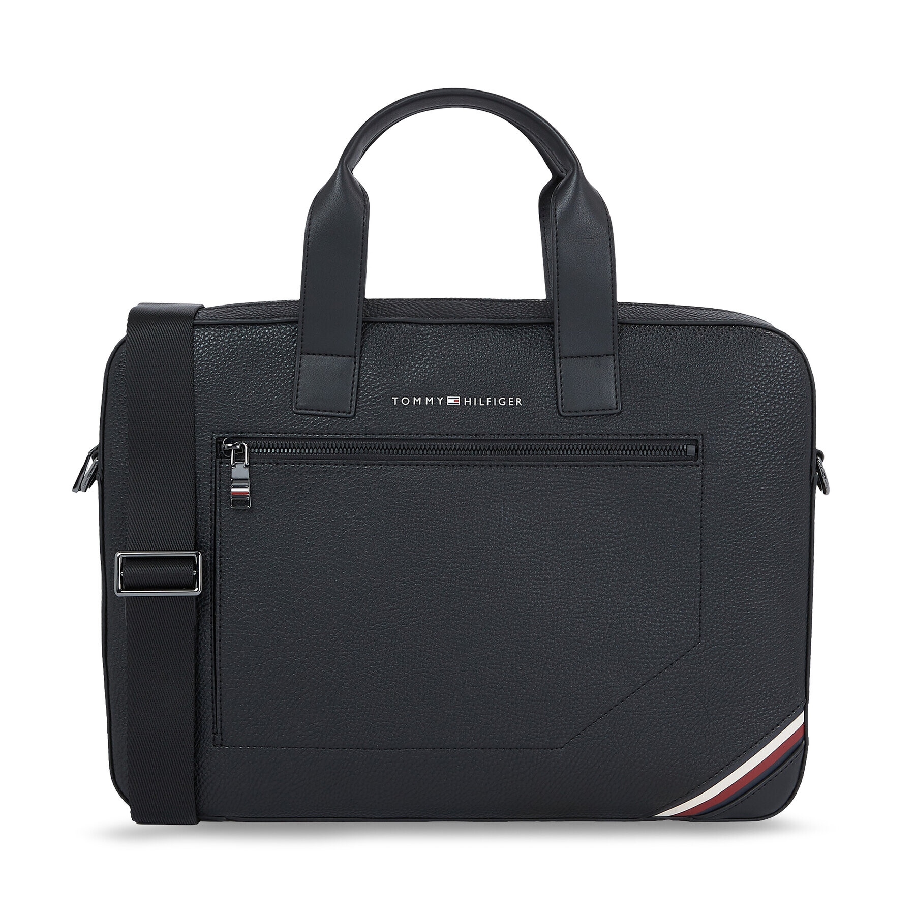 Tommy Hilfiger Taška na laptop Th Central Slim Computer Bag AM0AM11579 Čierna - Pepit.sk