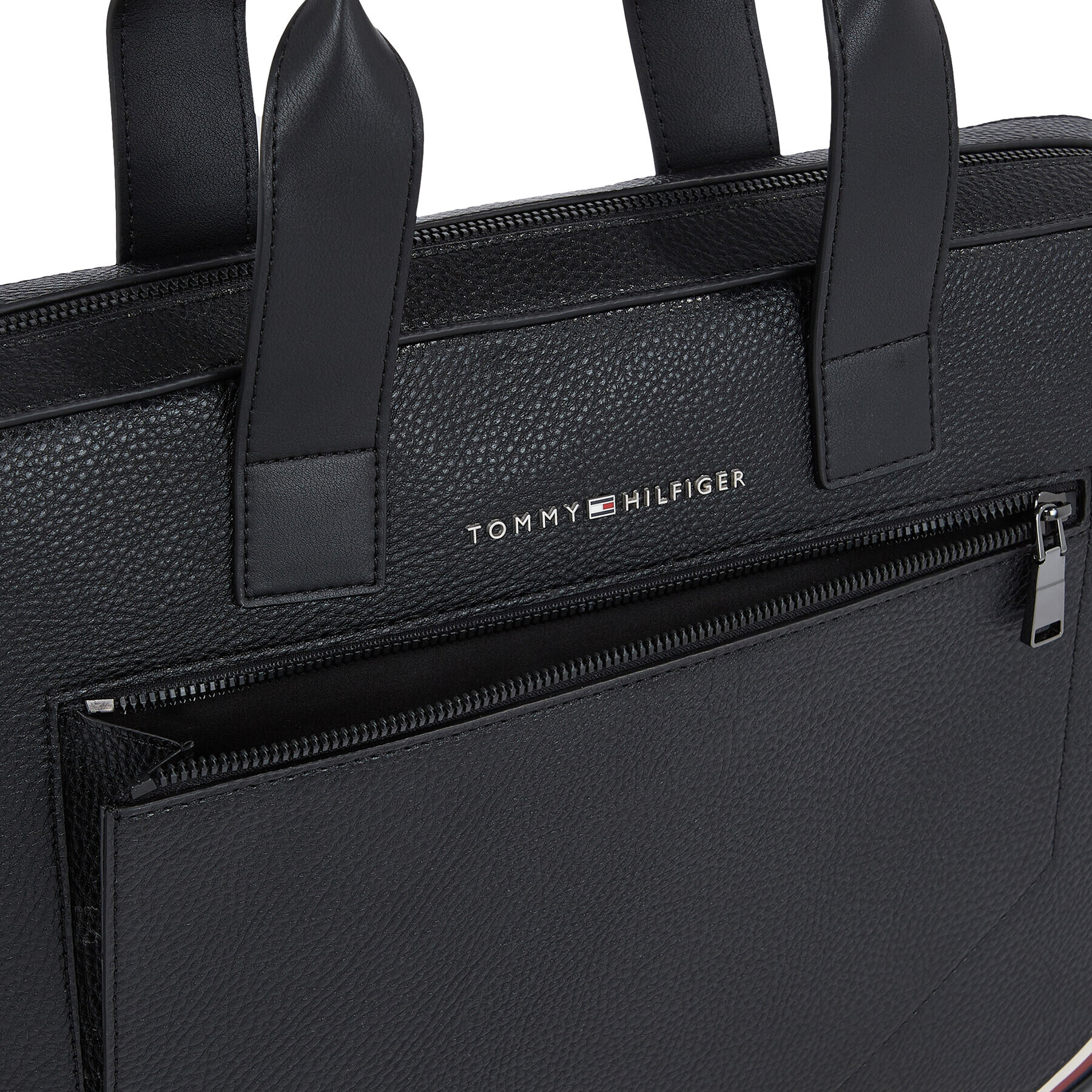 Tommy Hilfiger Taška na laptop Th Central Slim Computer Bag AM0AM11579 Čierna - Pepit.sk